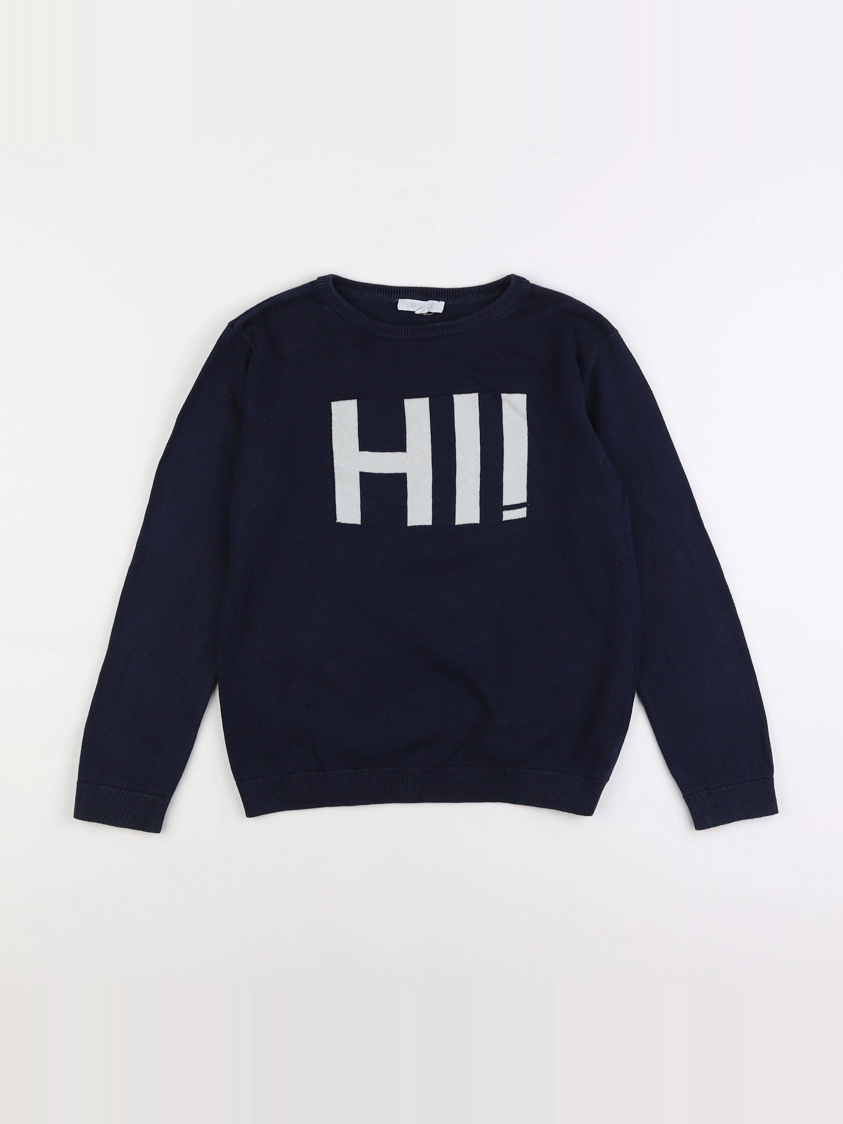 Storytelling - pull bleu - 10 ans
