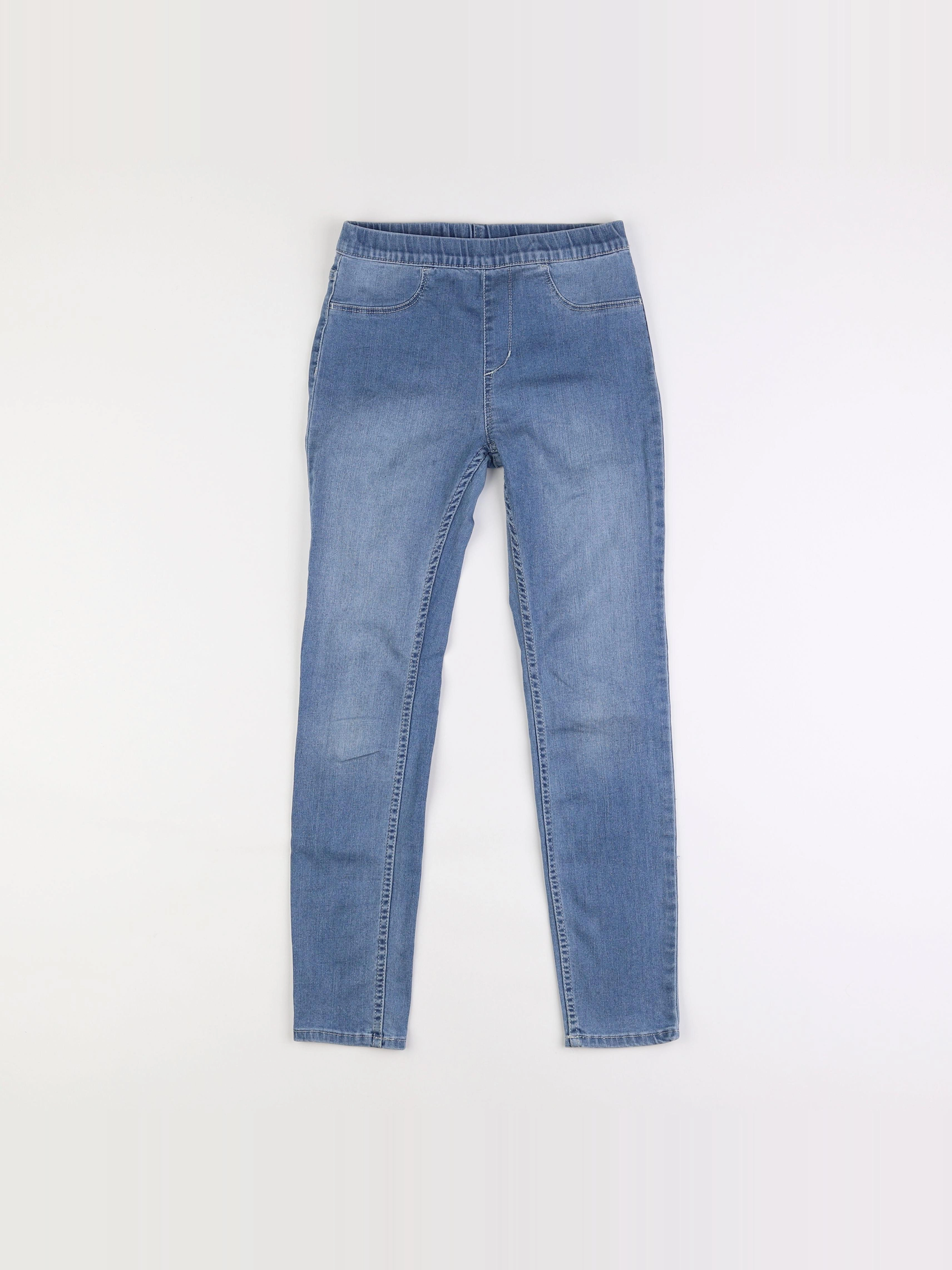H&M - jegging bleu - 9/10 ans