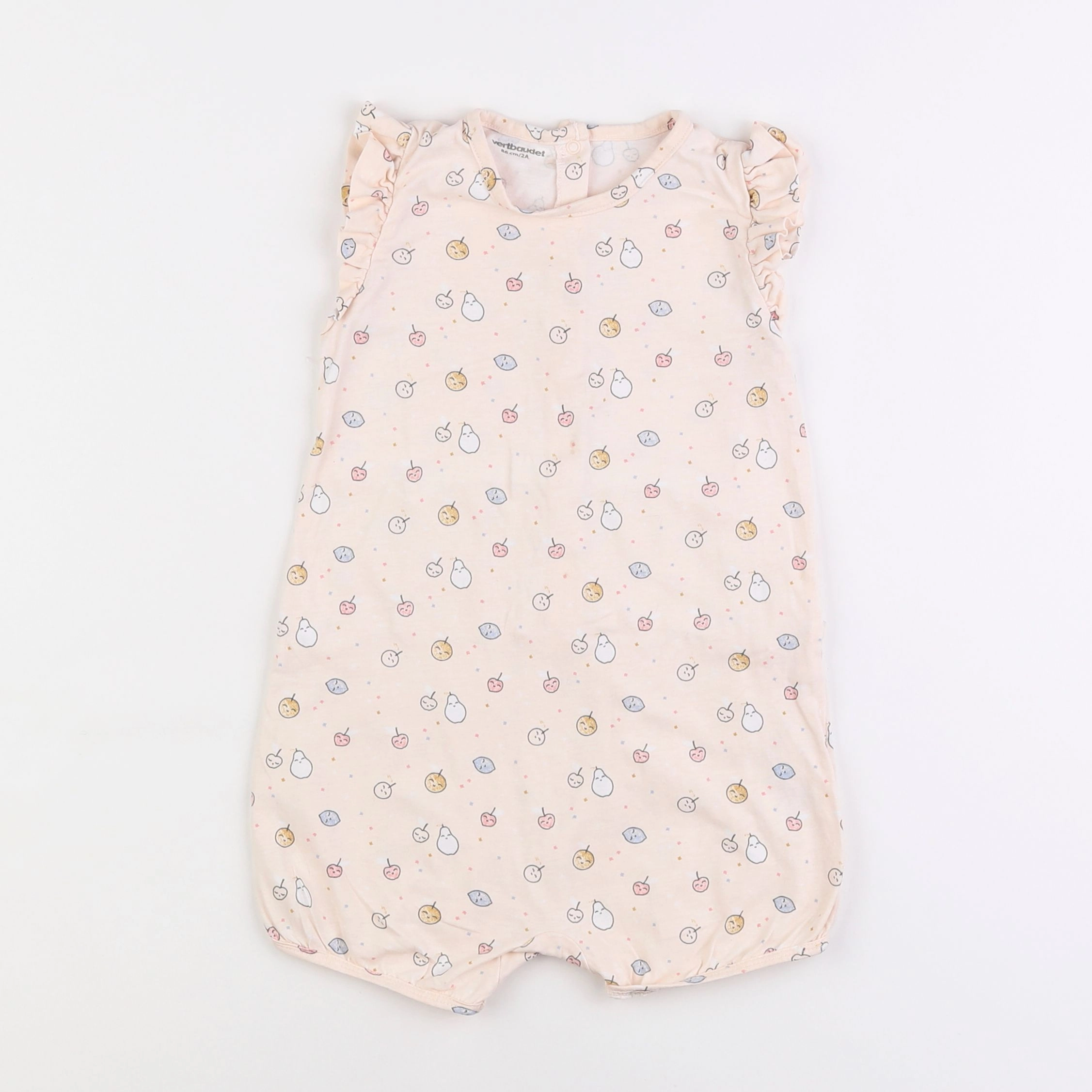 Vertbaudet - pyjama coton rose - 2 ans