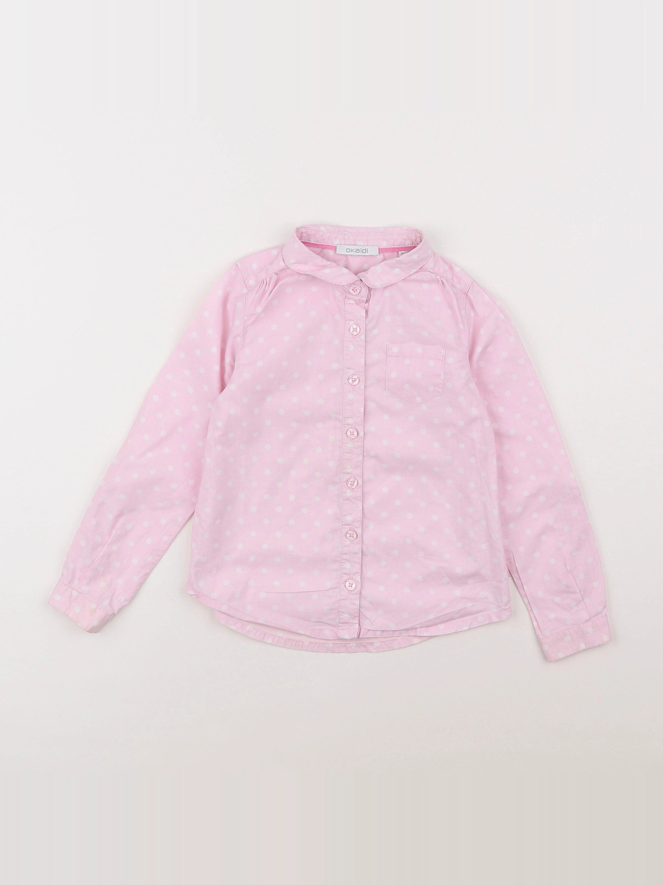Okaidi - chemise rose - 5 ans