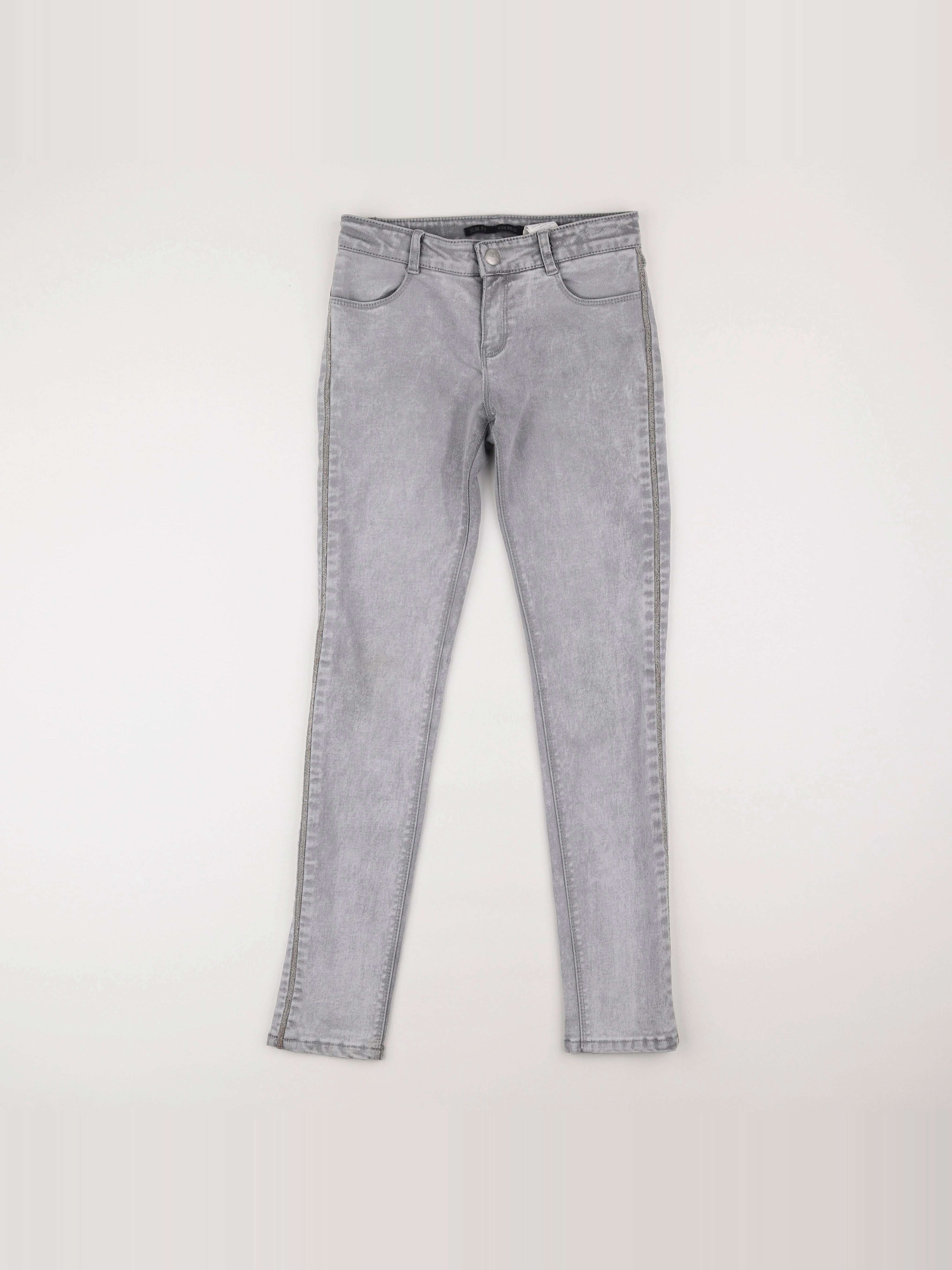 IKKS - jean gris - 12 ans