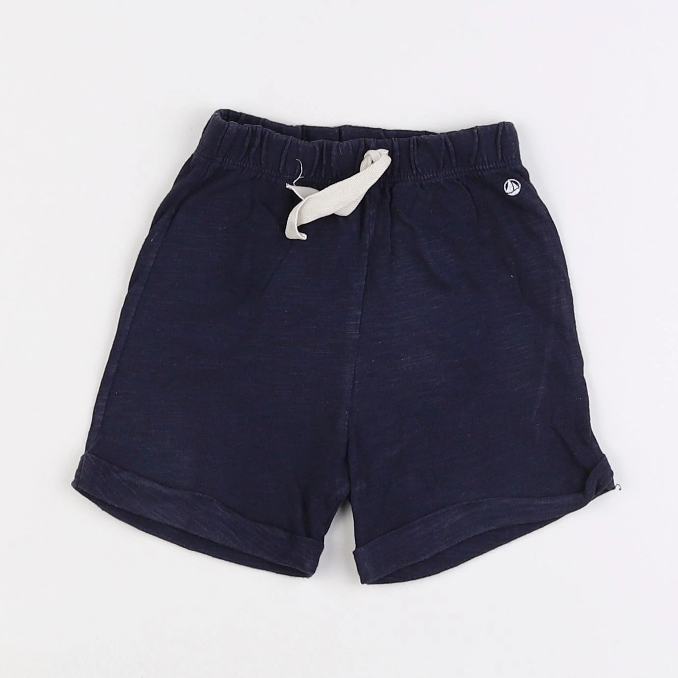 Petit Bateau - short bleu - 18 mois