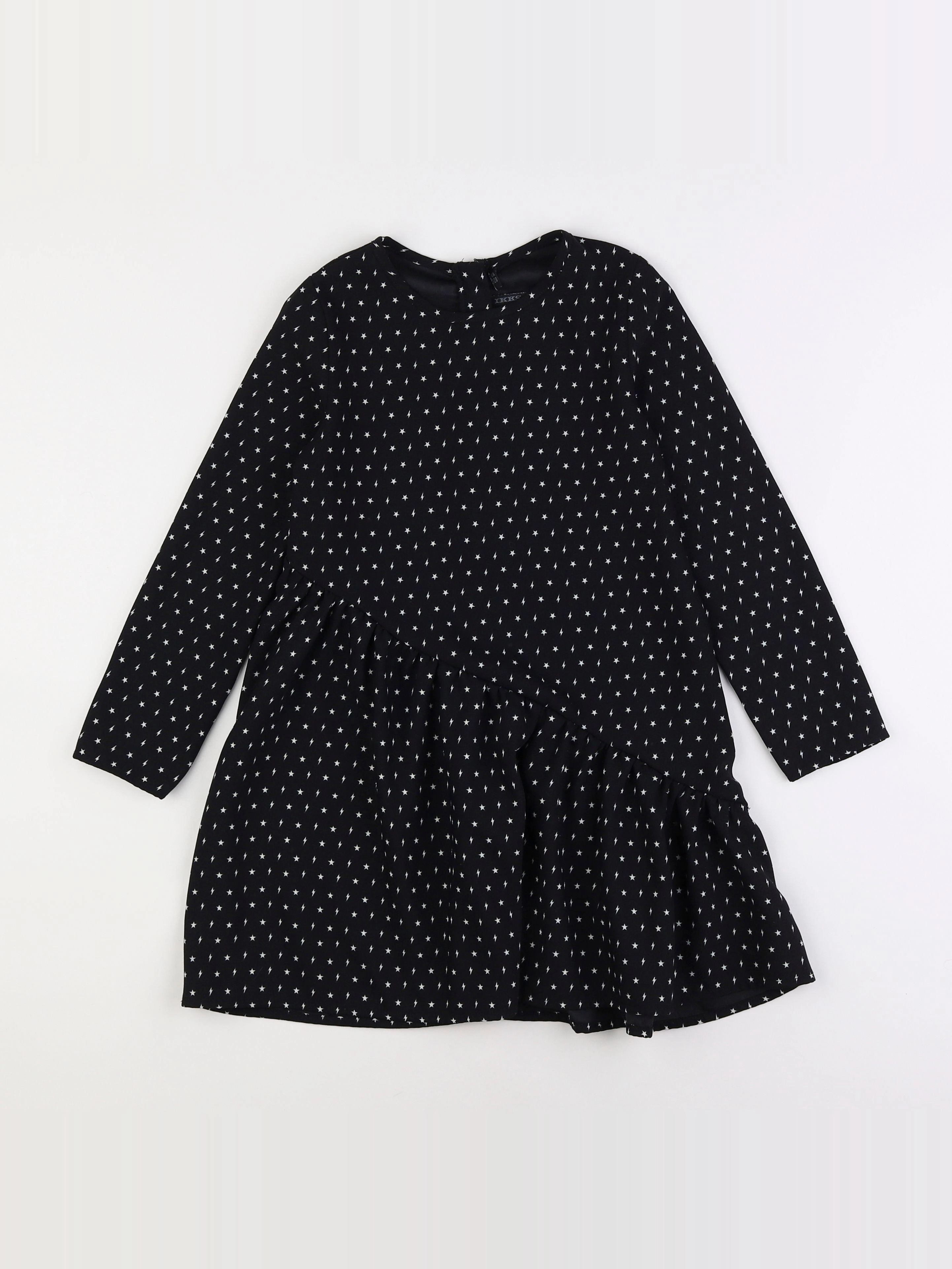 IKKS - robe noir - 8 ans