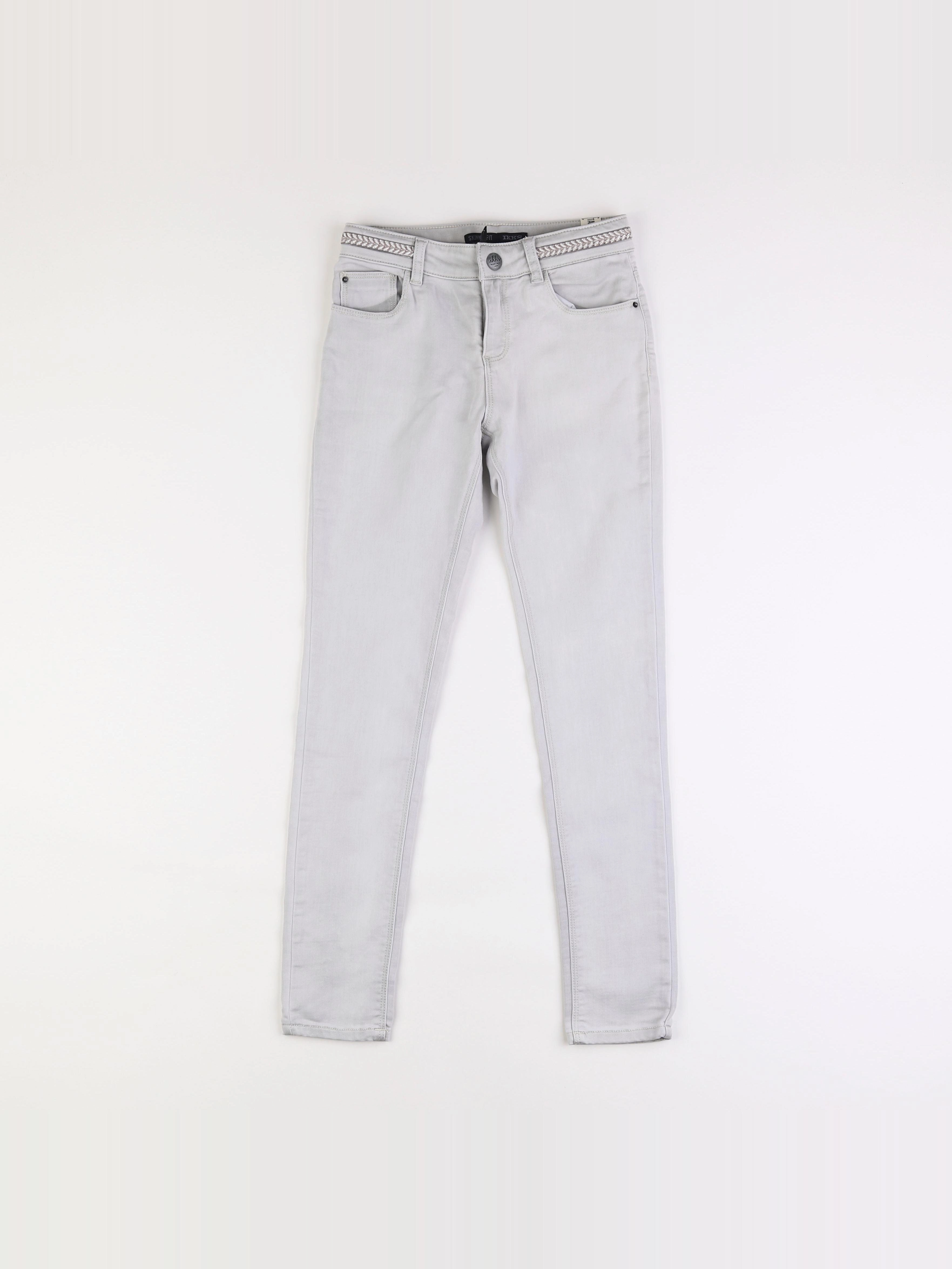 IKKS - jean gris - 10 ans