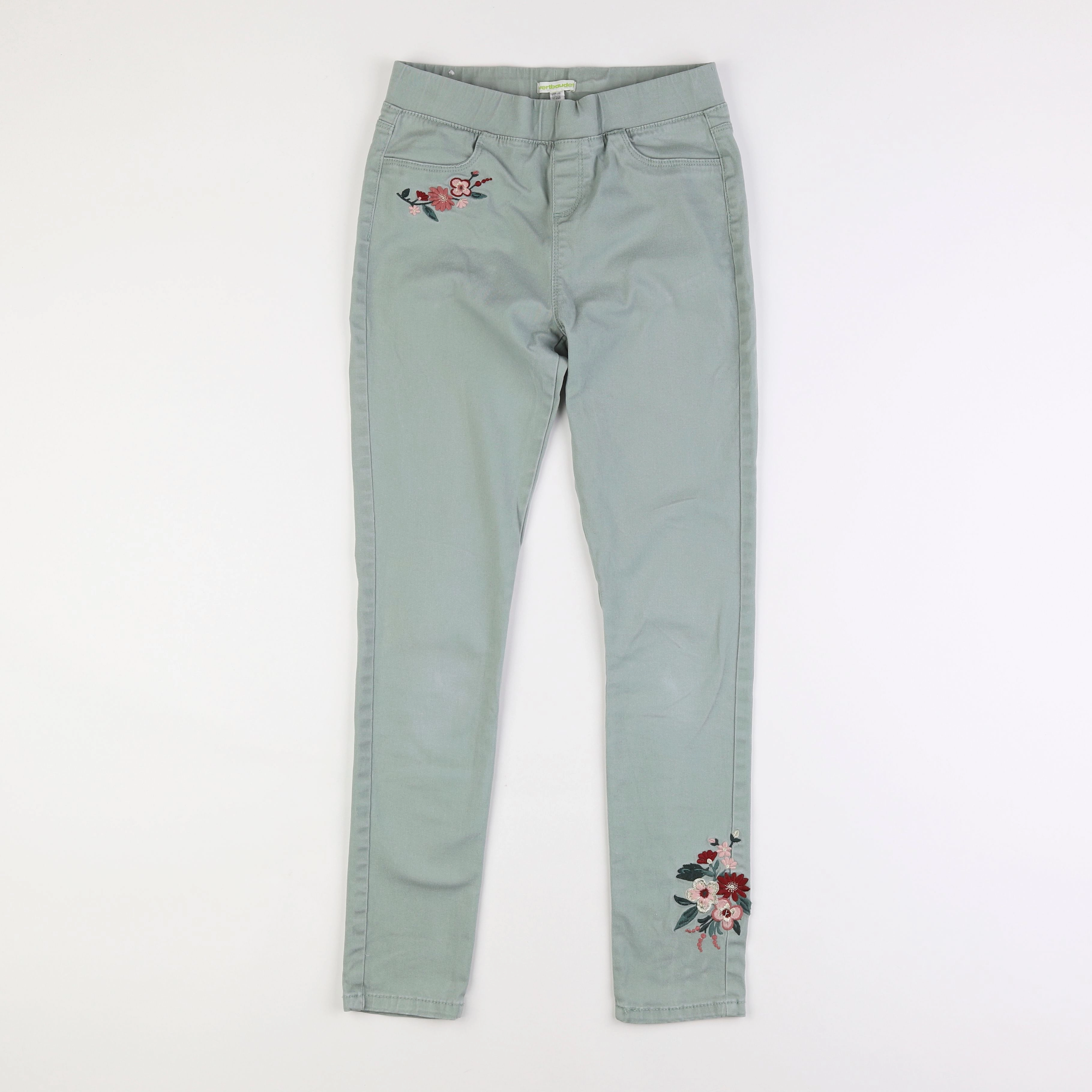 Vertbaudet - jegging vert - 12 ans