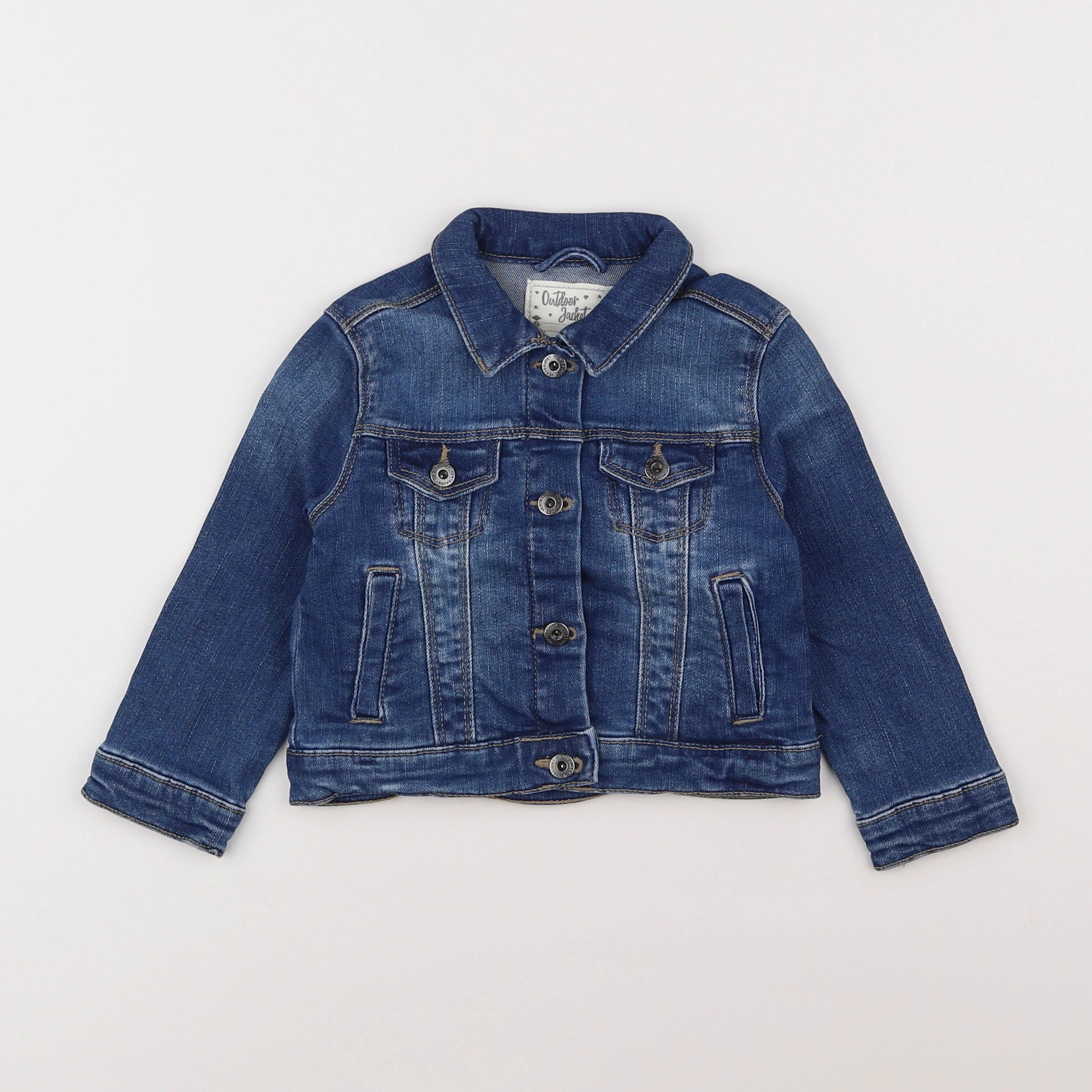 Vertbaudet - veste bleu - 2 ans