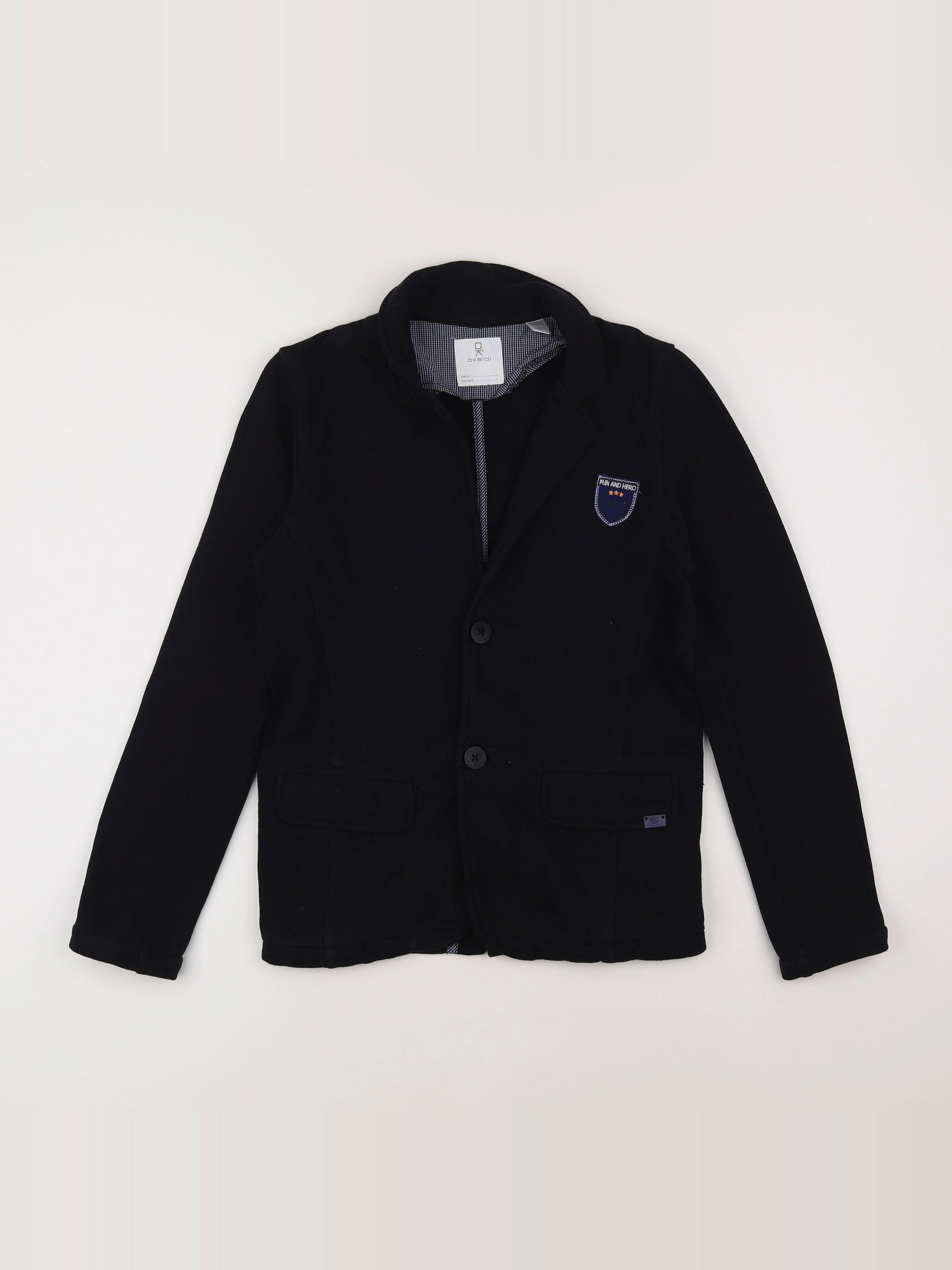 Okaidi - veste noir - 12 ans