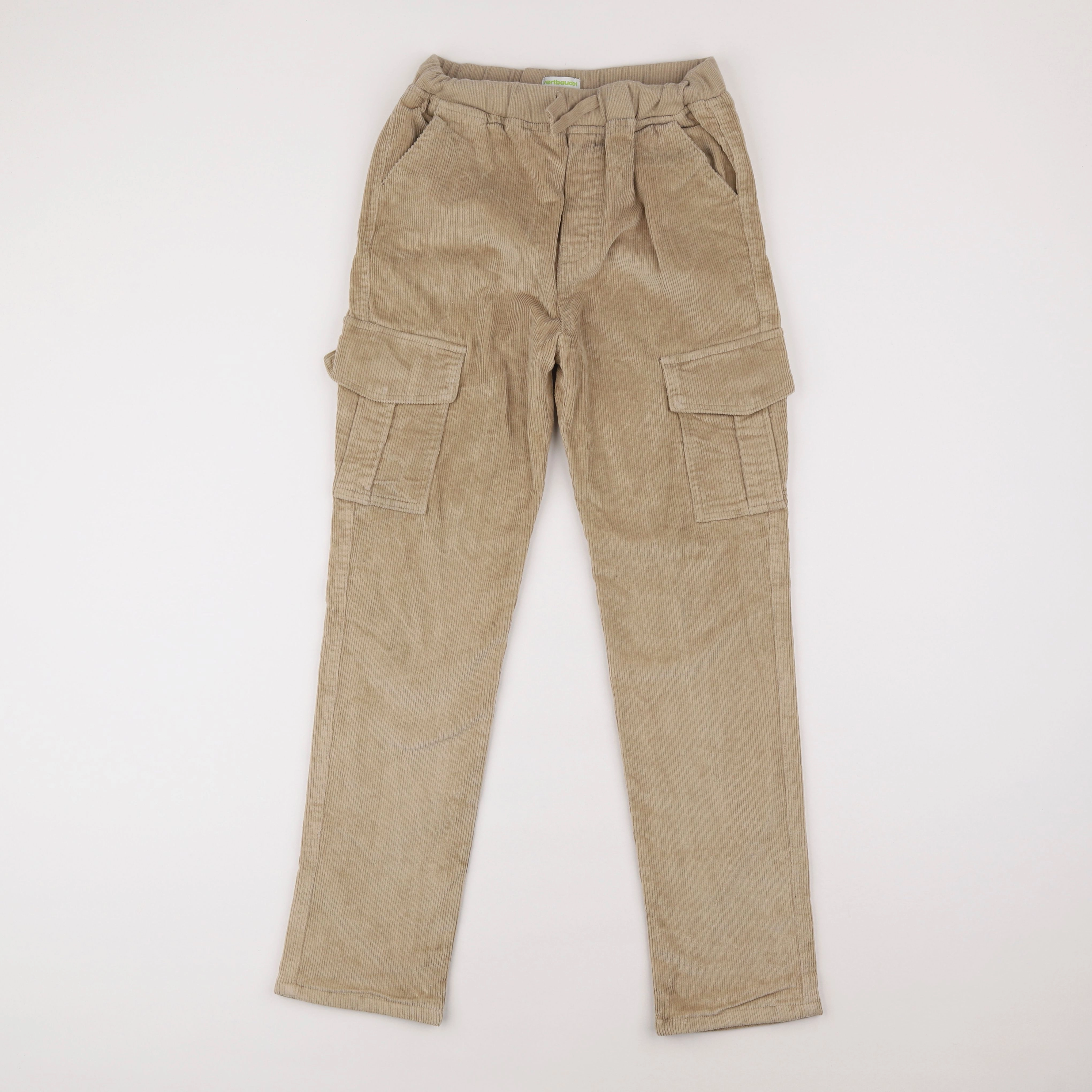 Vertbaudet - pantalon doublé marron - 12 ans