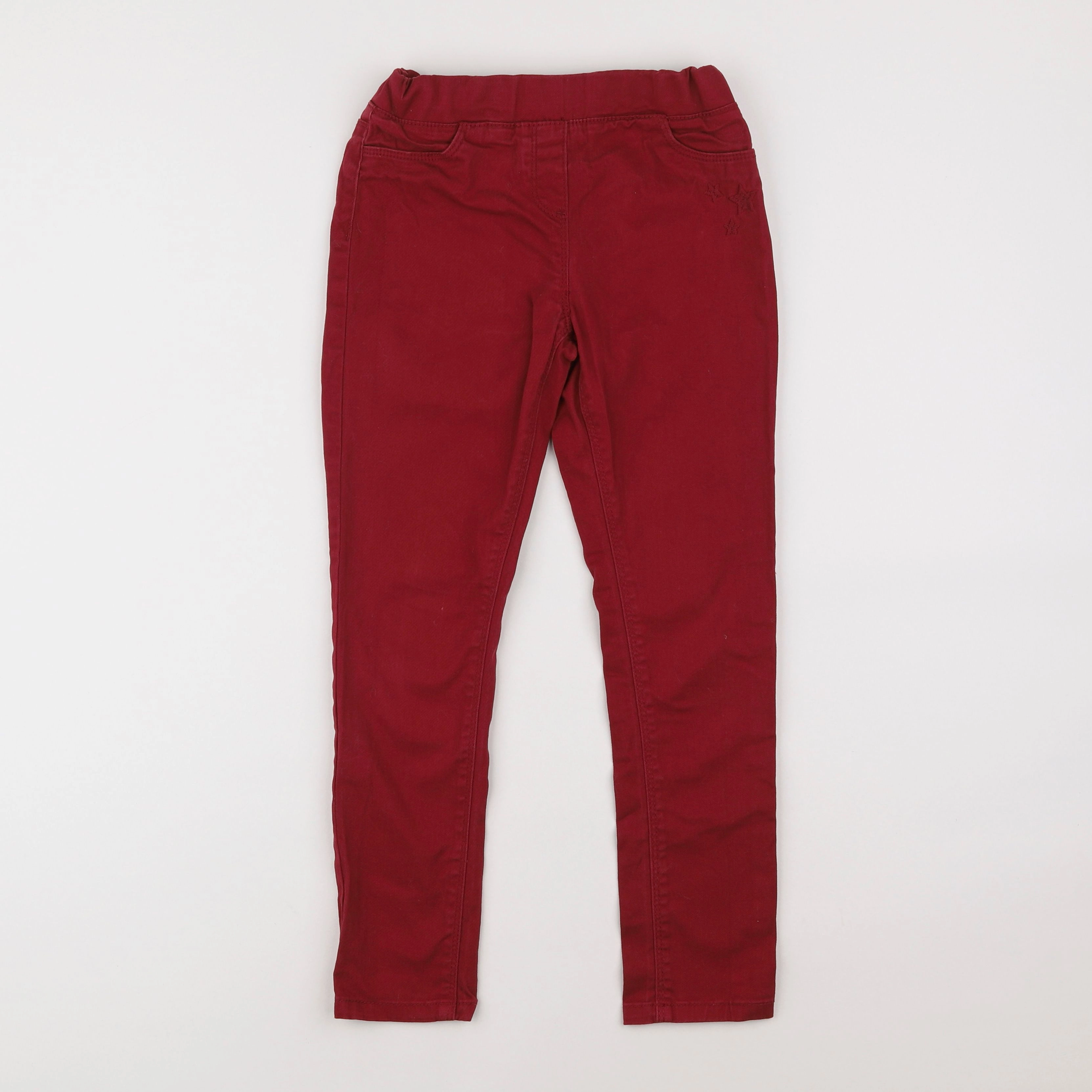 Vertbaudet - jegging rouge - 9 ans