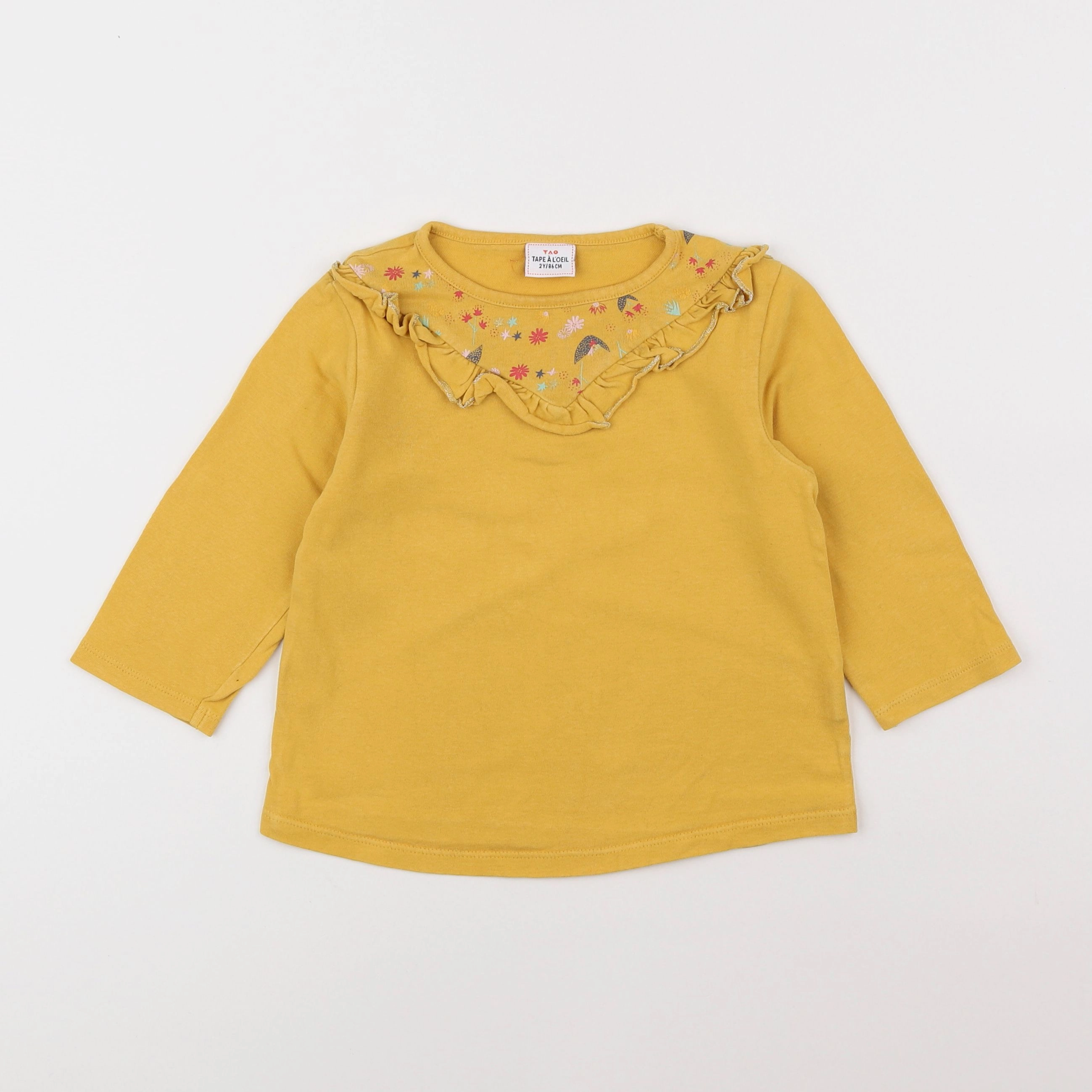 Tape à l'oeil - sweat jaune - 2 ans