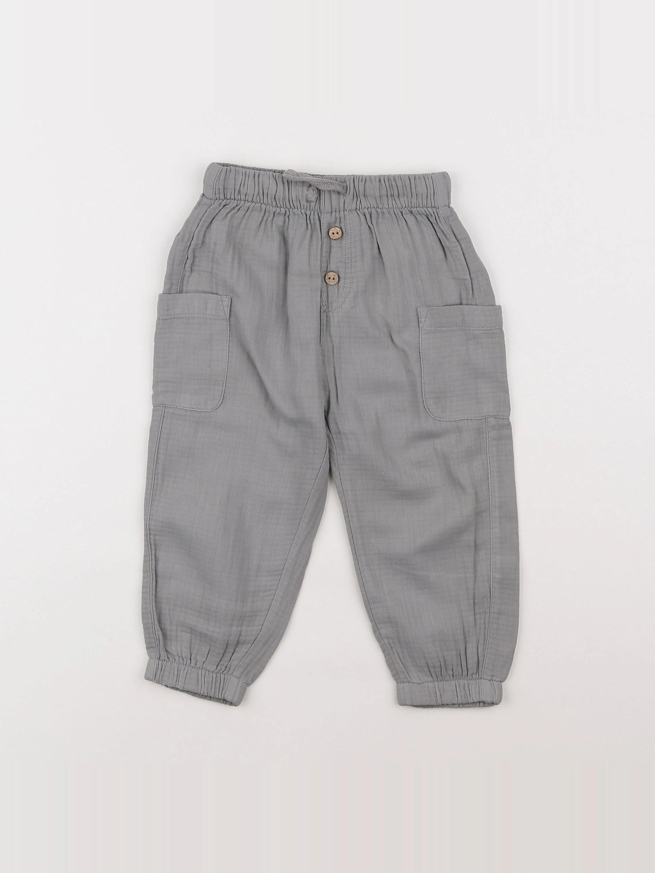 Quincy Mae - sarouel gris - 18 mois