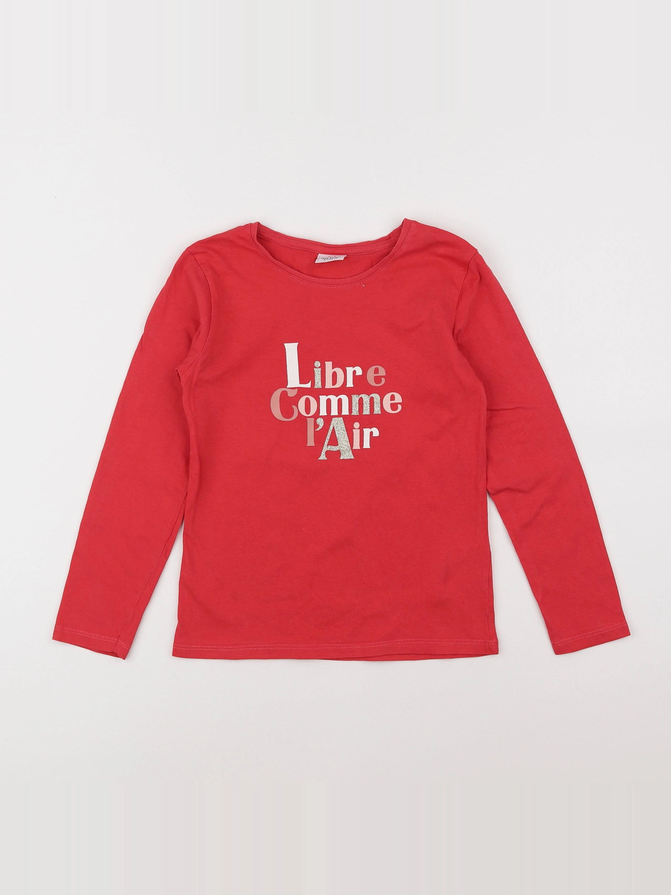 Tape à l'oeil - tee-shirt rouge, or - 8 ans