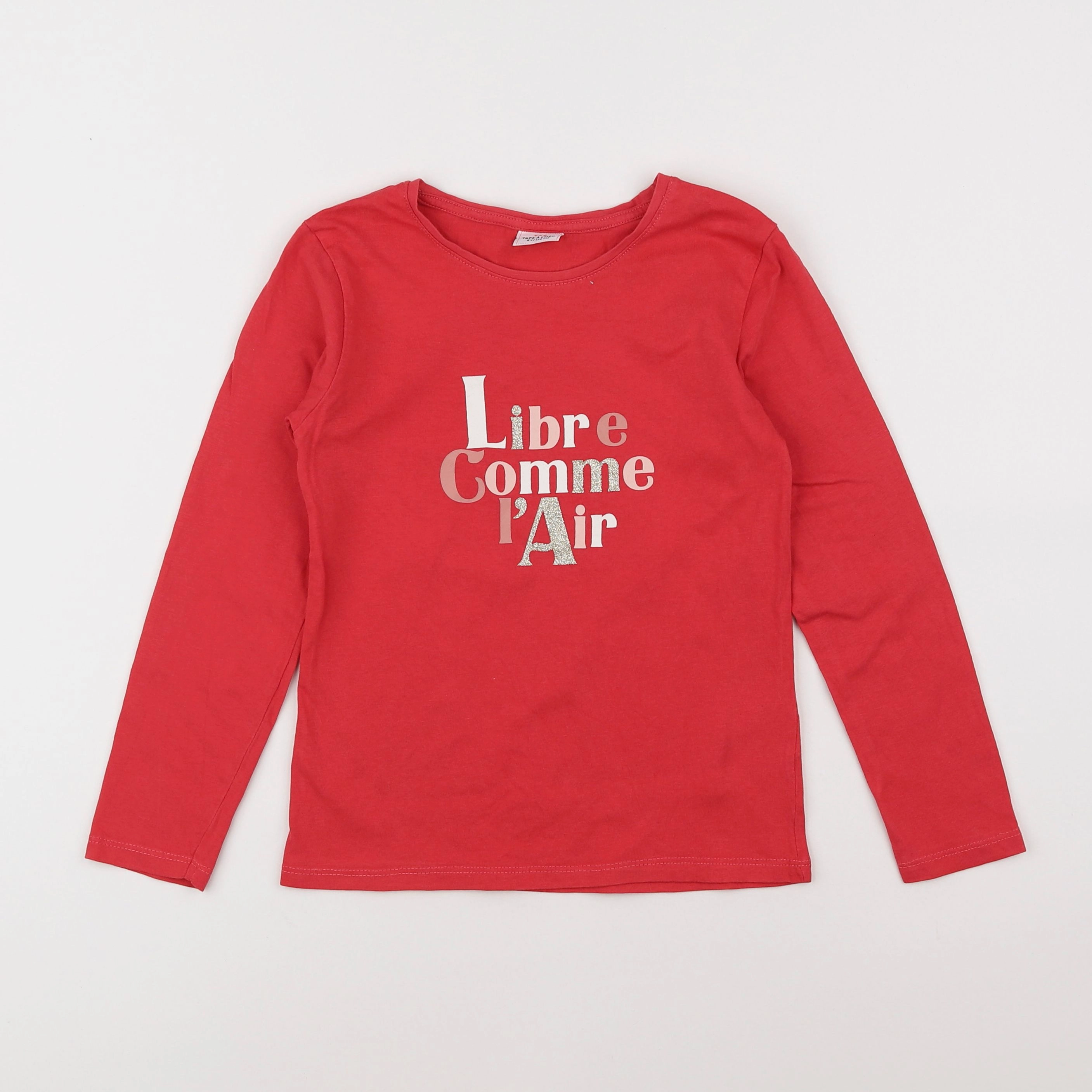 Tape à l'oeil - tee-shirt rouge, or - 8 ans
