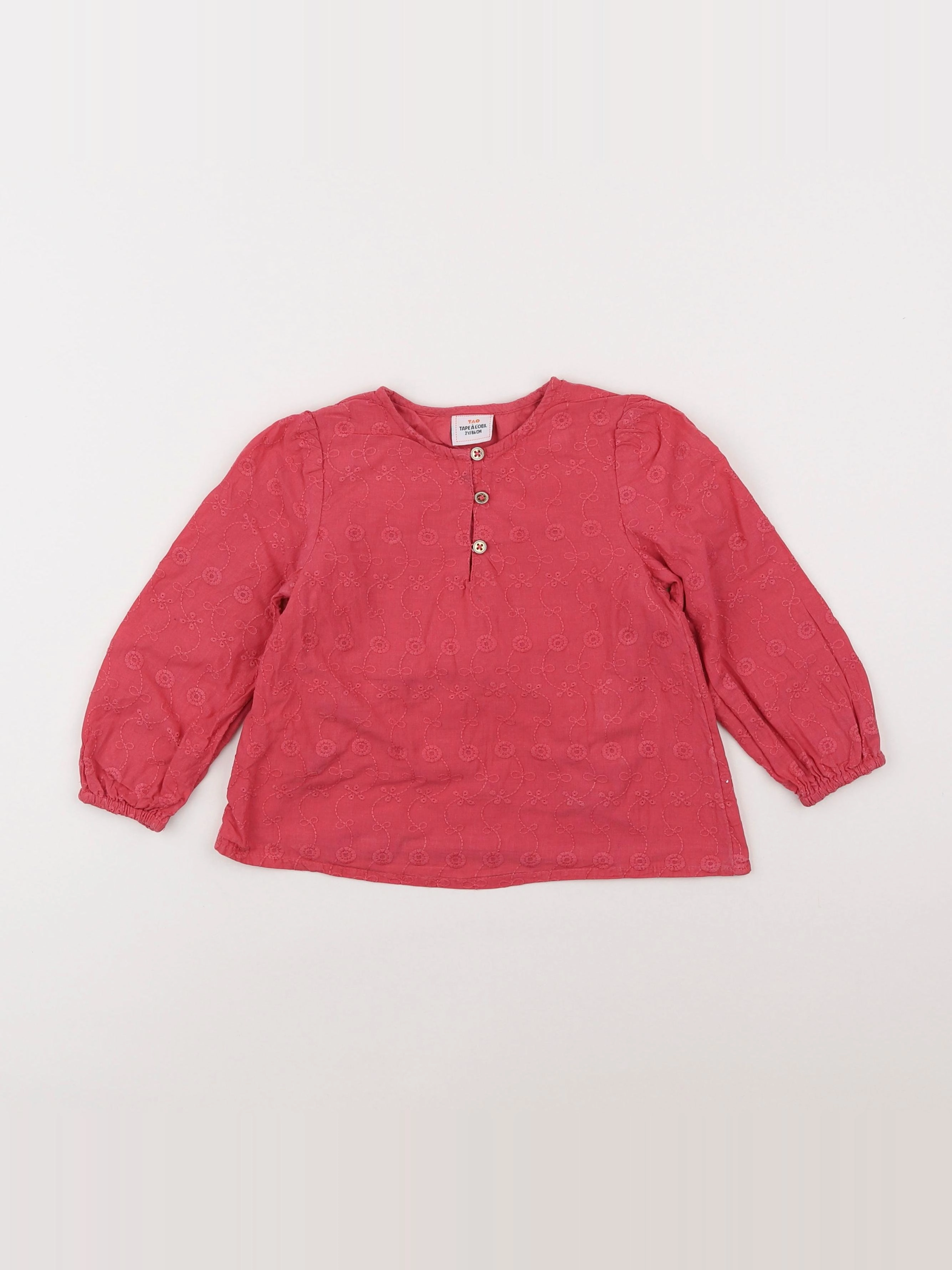Tape à l'oeil - blouse rose - 2 ans