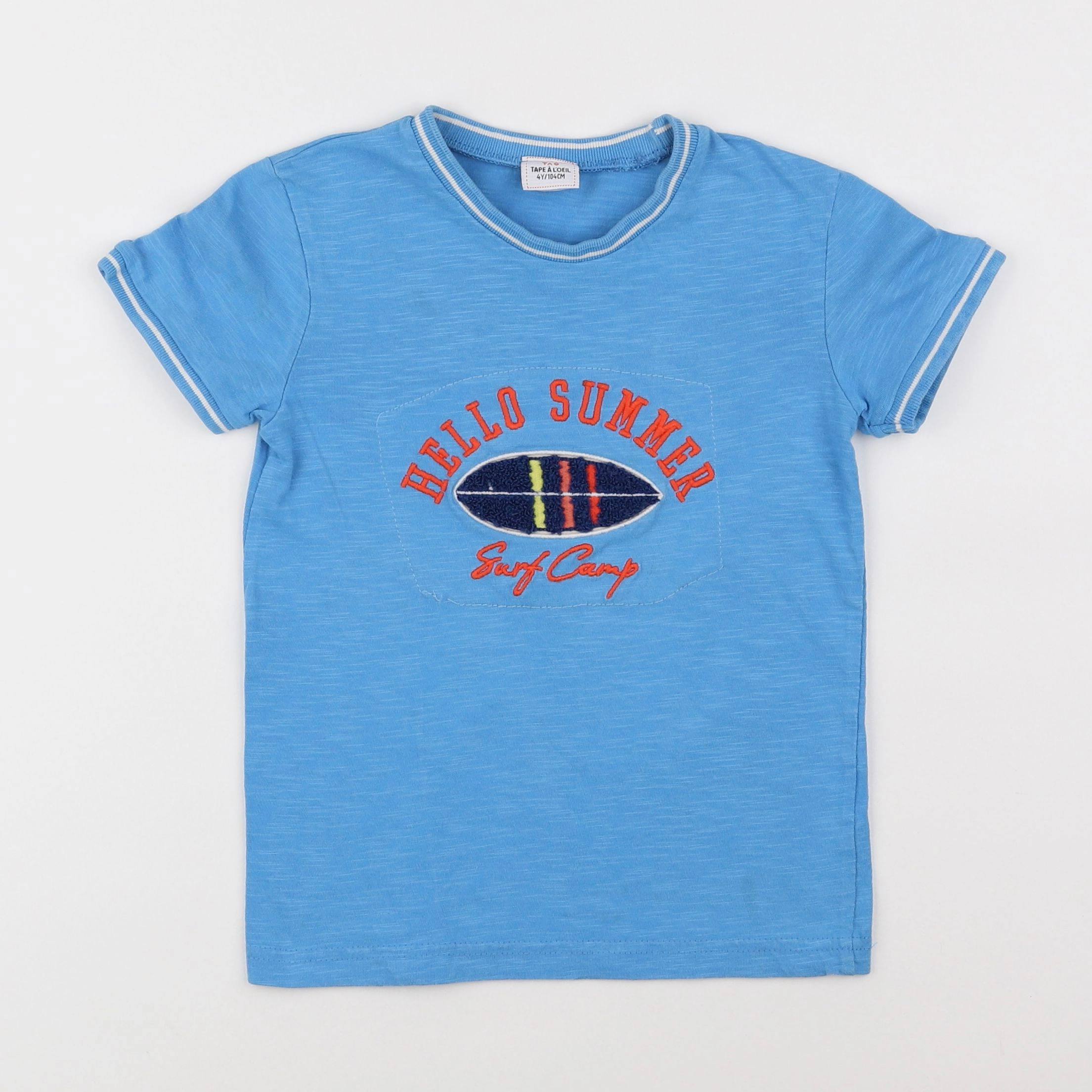 Tape à l'oeil - tee-shirt bleu - 4 ans