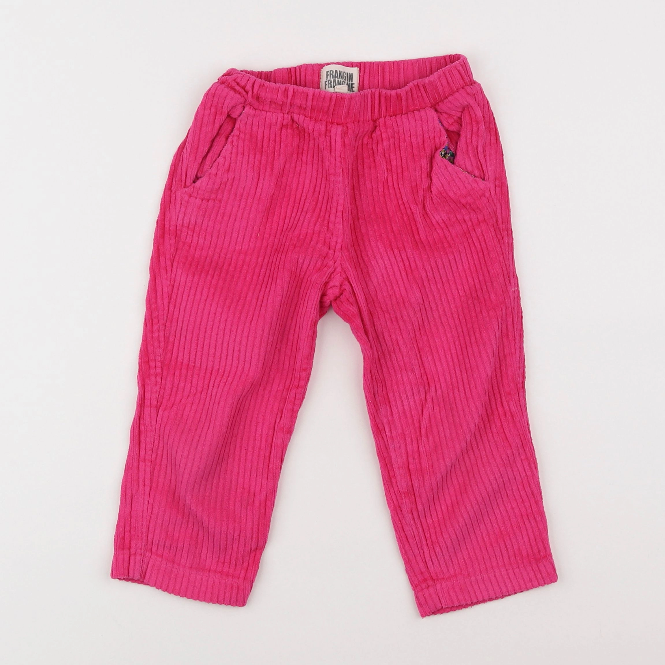 Frangin Frangine - pantalon rose - 4 ans