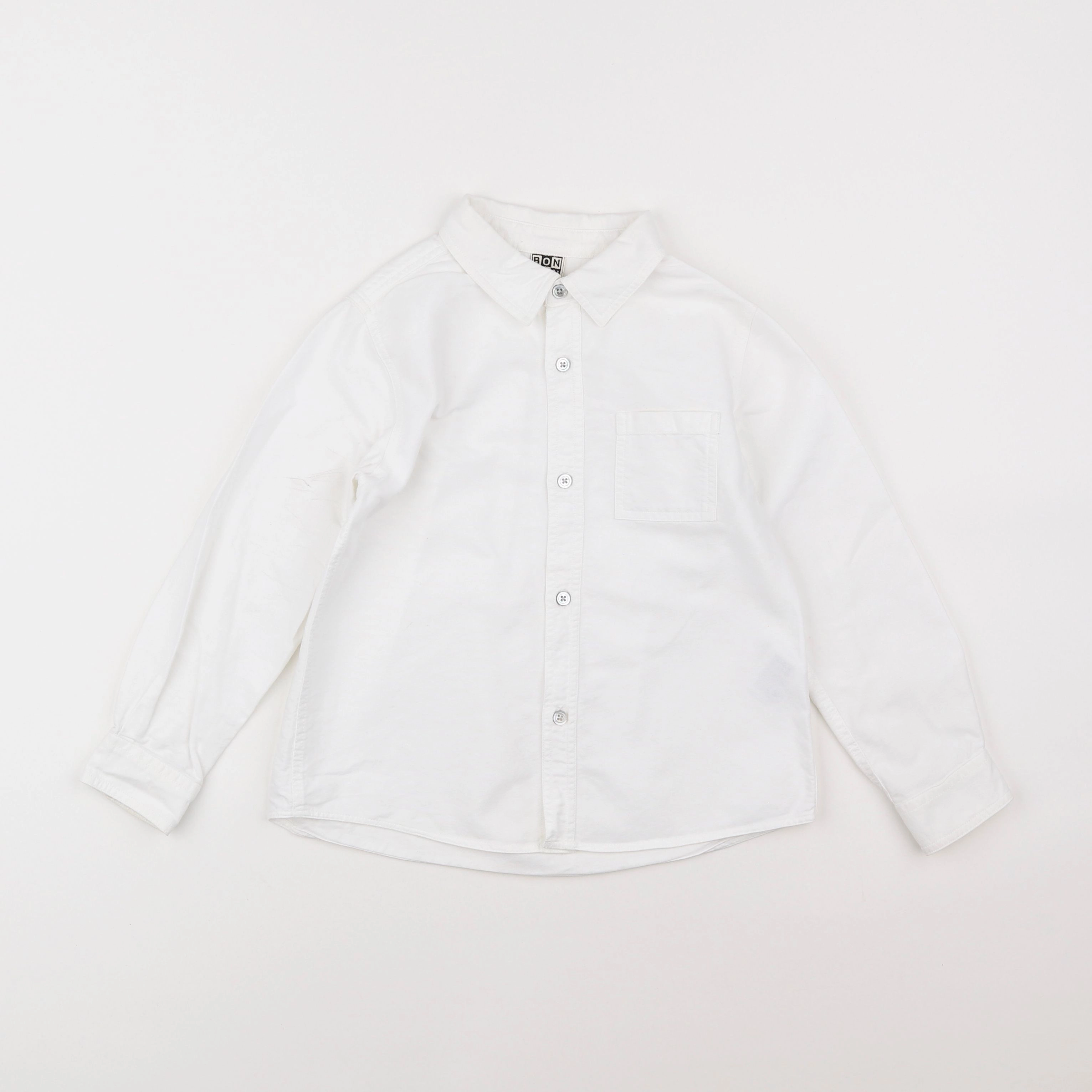 Bonton - chemise blanc - 6 ans