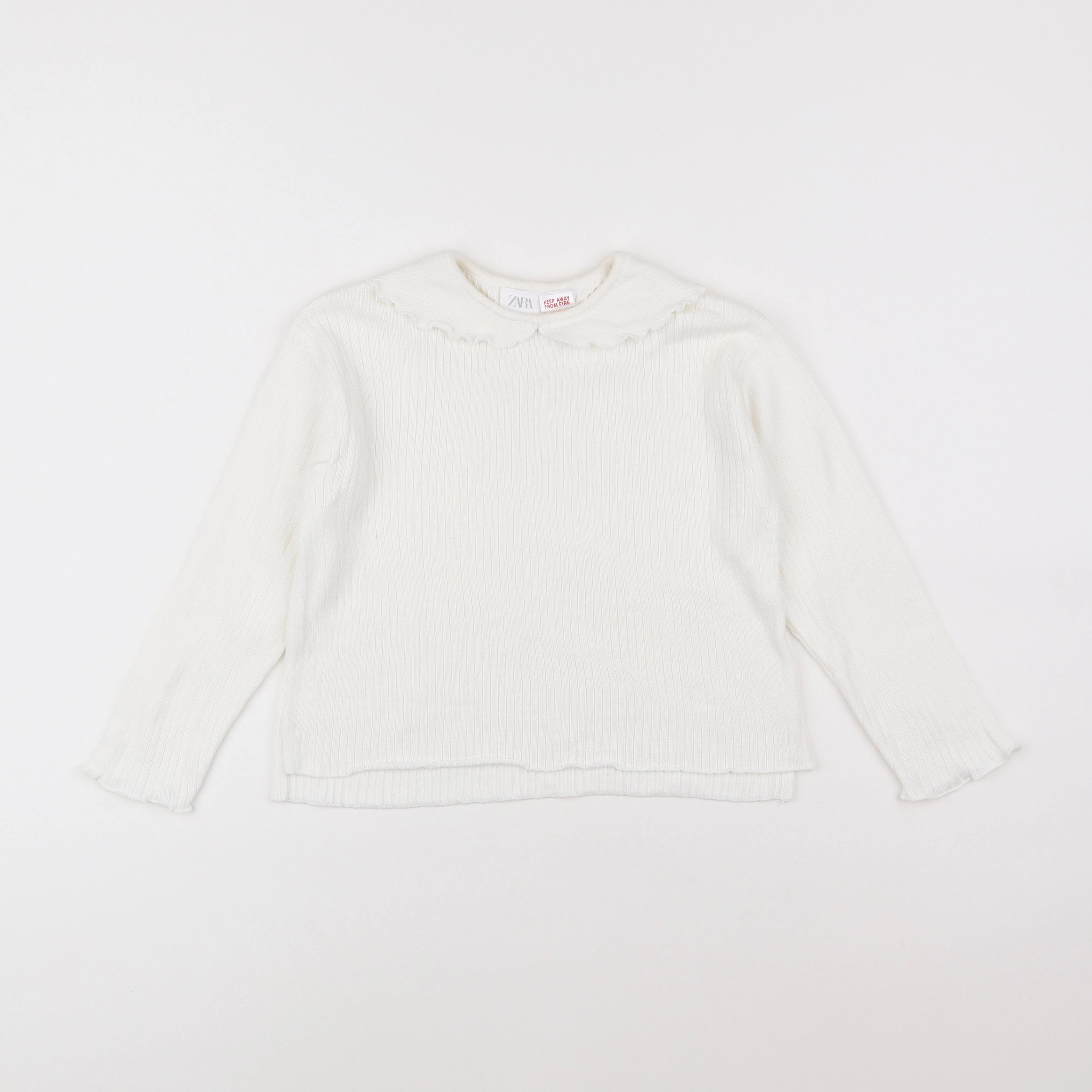 Zara - tee-shirt blanc - 4/5 ans