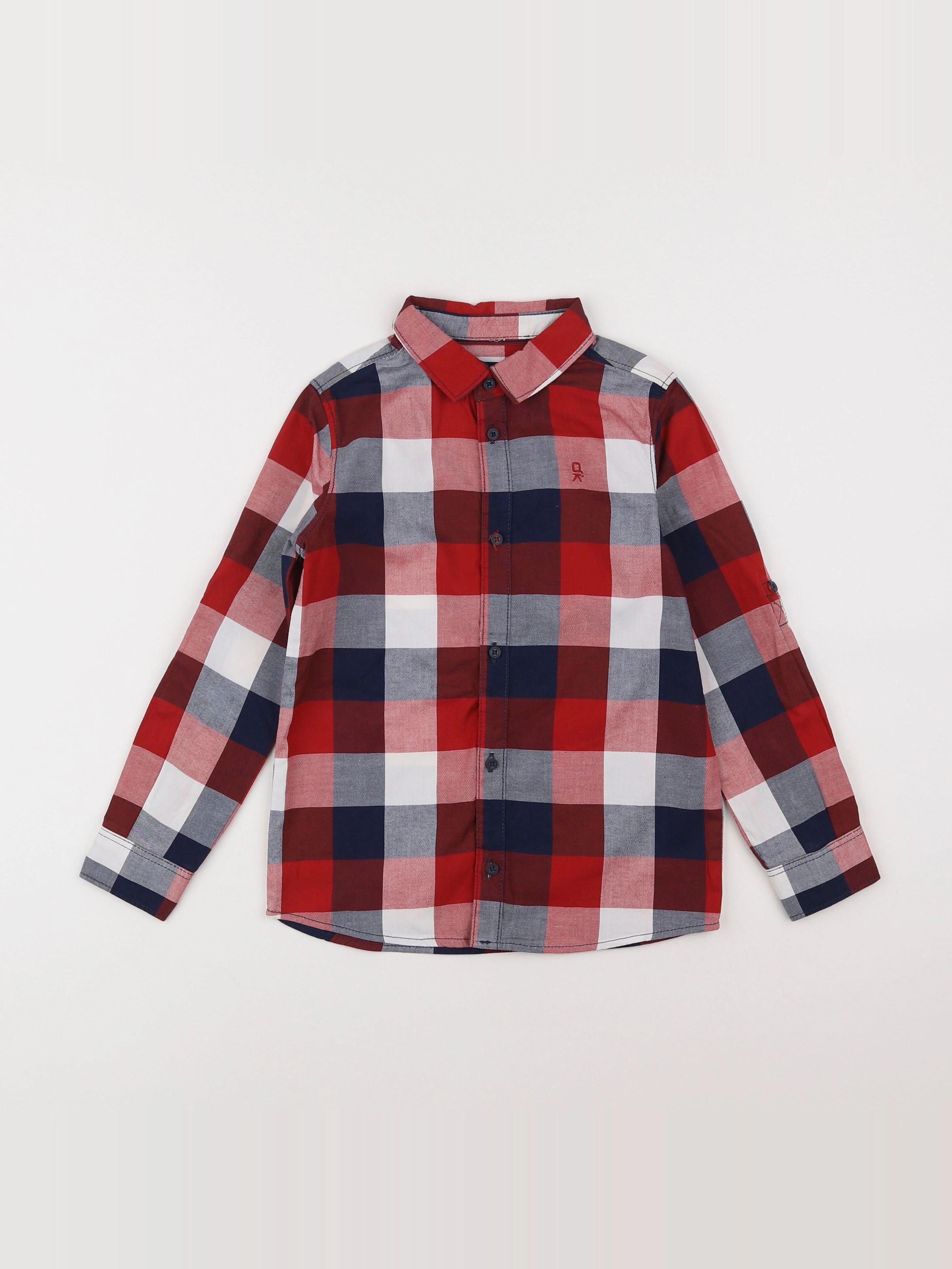 Okaidi - chemise rouge - 6 ans