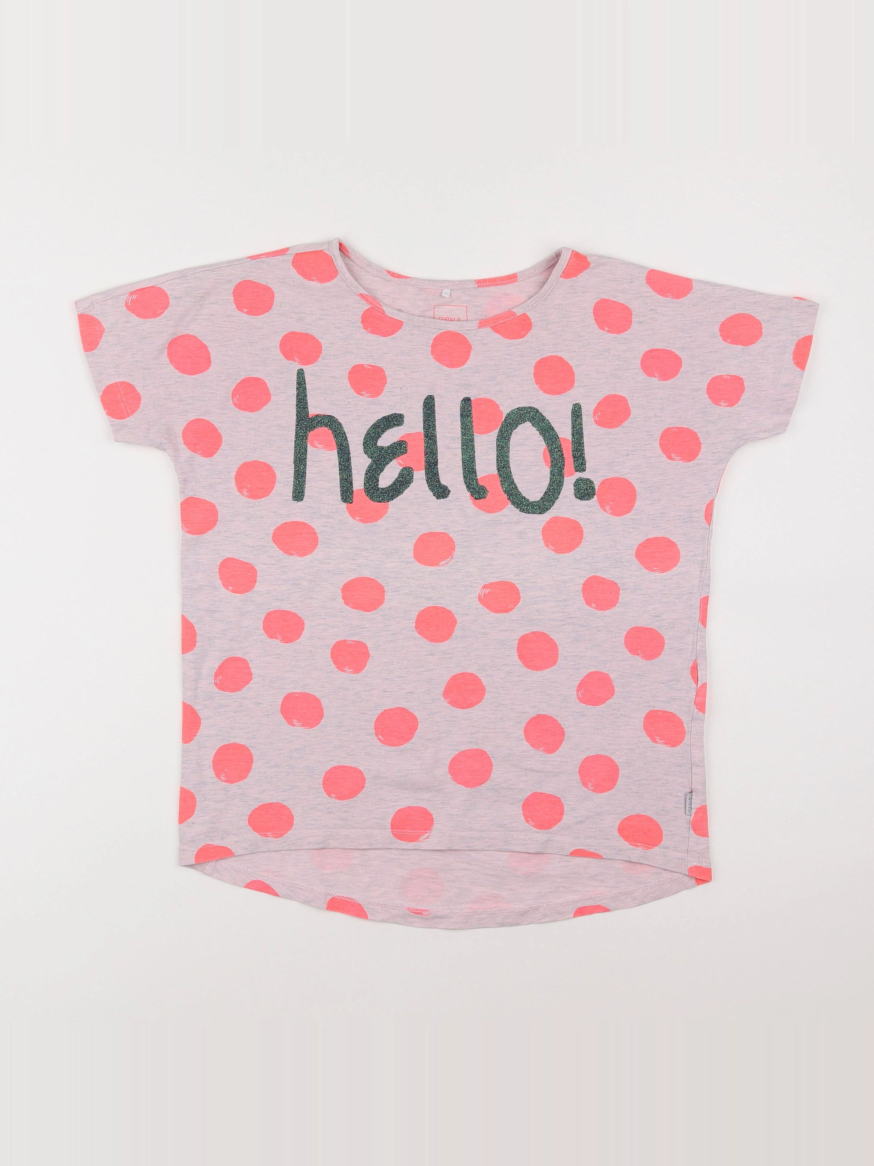 Name it - tee-shirt rose - 11/12 ans
