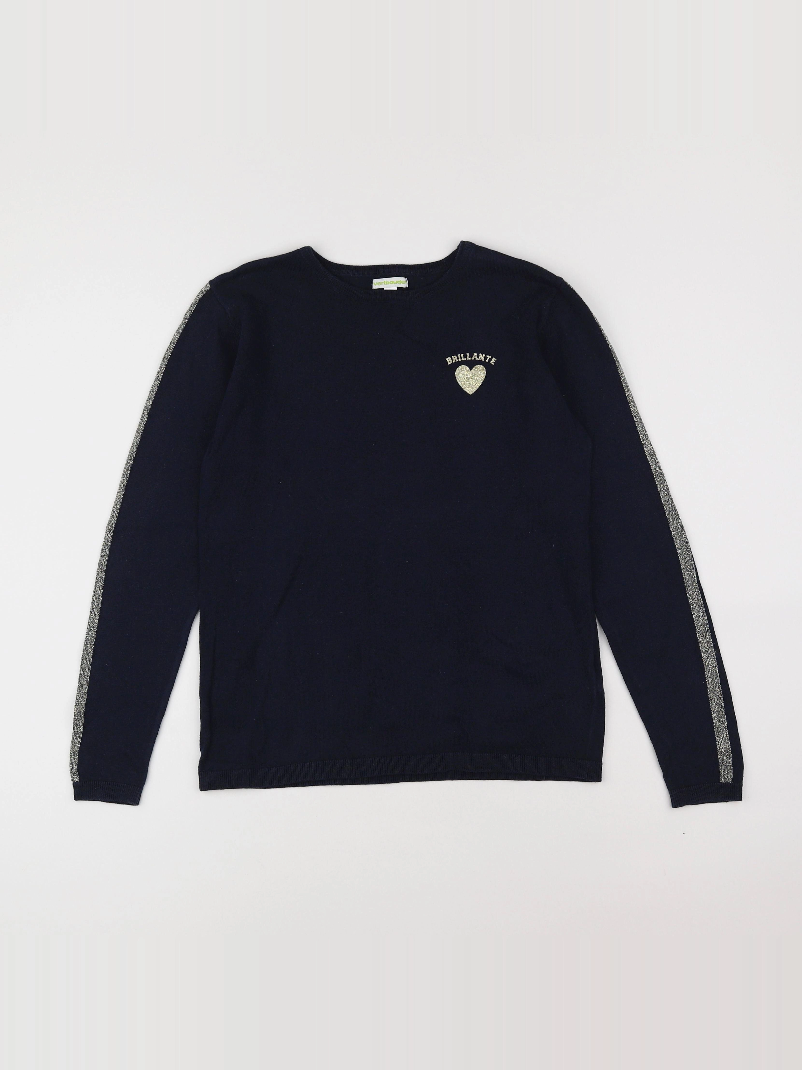 Vertbaudet - pull bleu - 12 ans