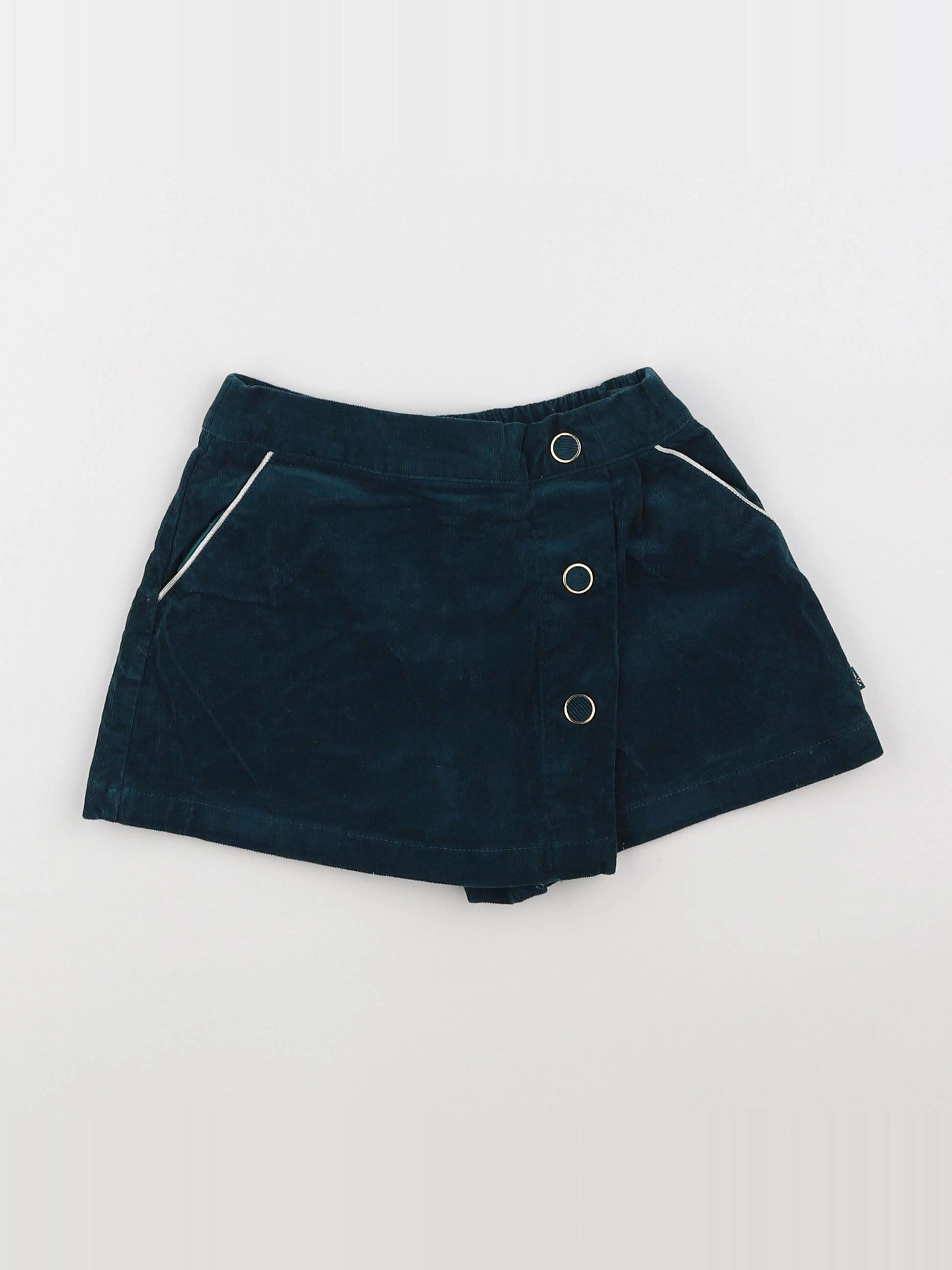Okaidi - jupe short vert - 6 ans