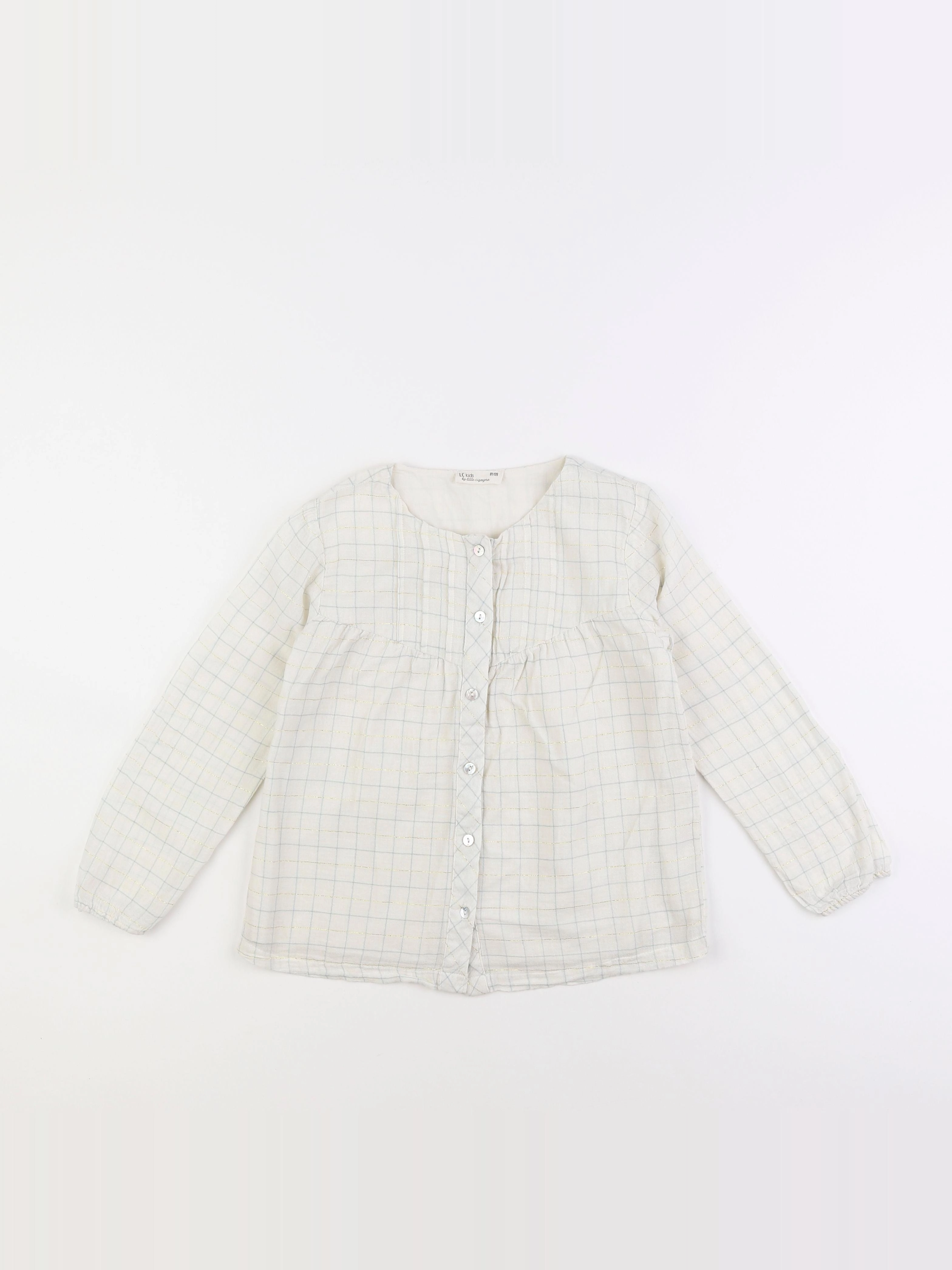 Little Cigogne - blouse blanc - 8 ans