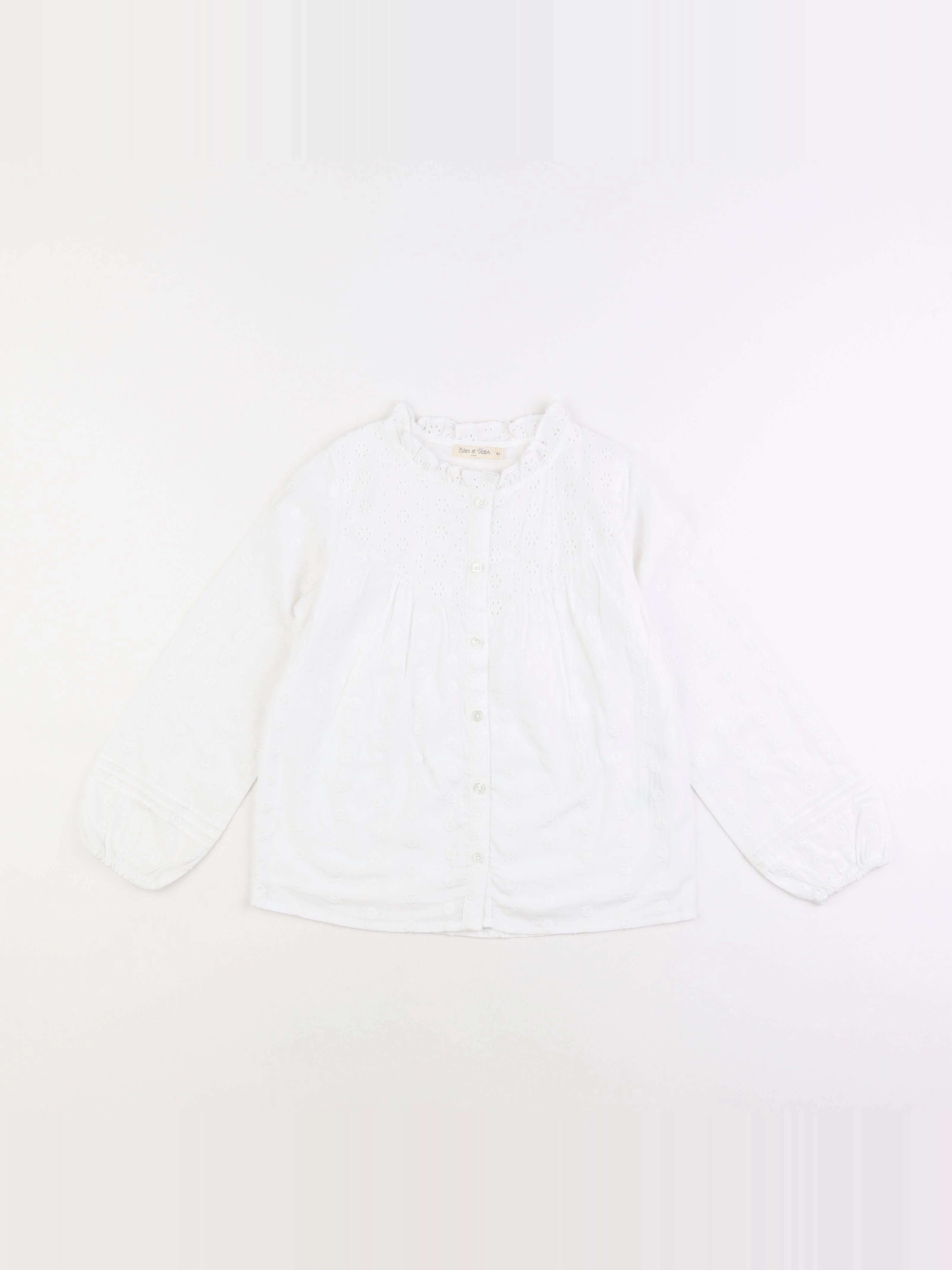 Eden & Victor - blouse blanc - 8 ans