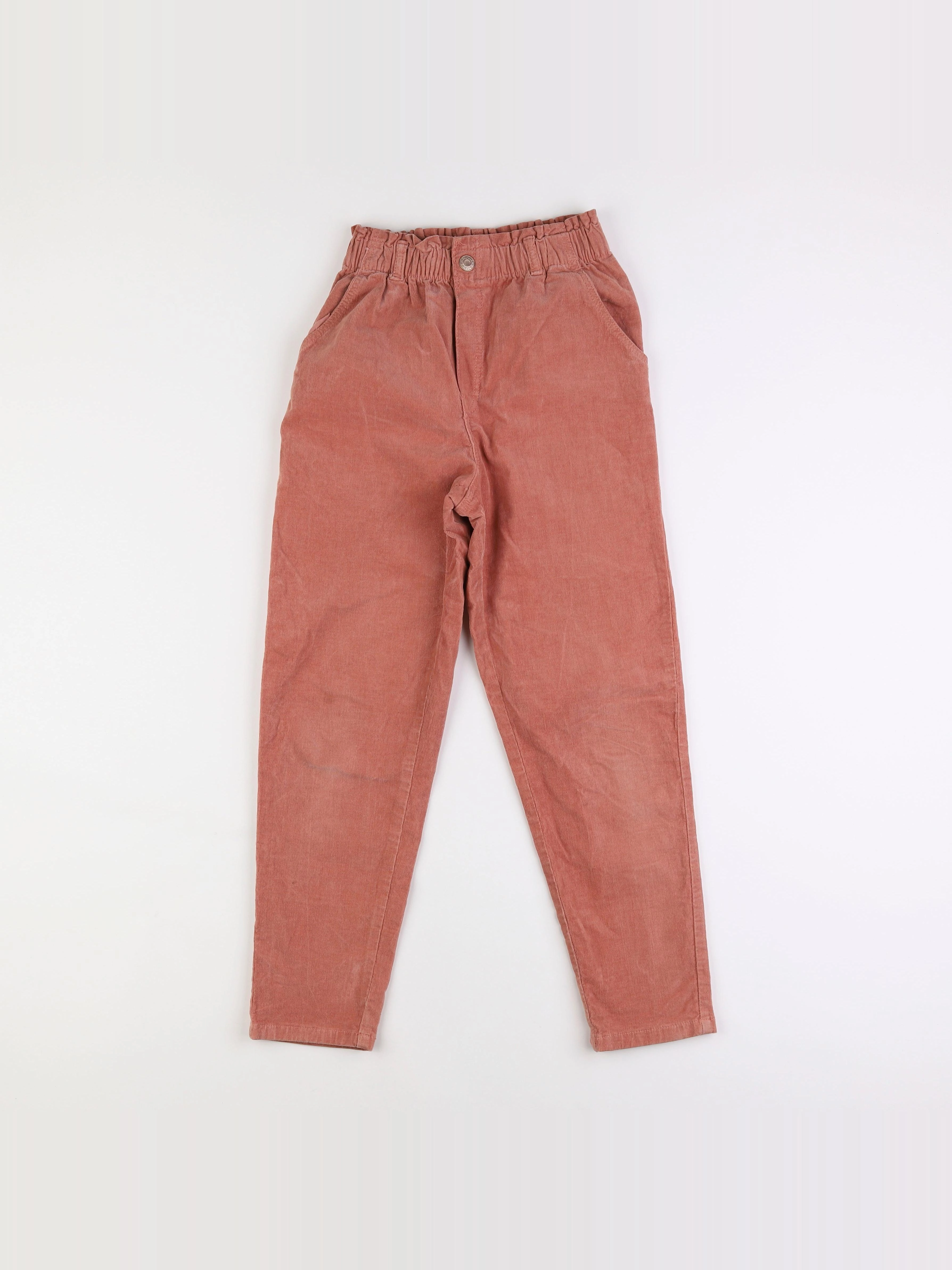 H&M - pantalon rose - 9/10 ans