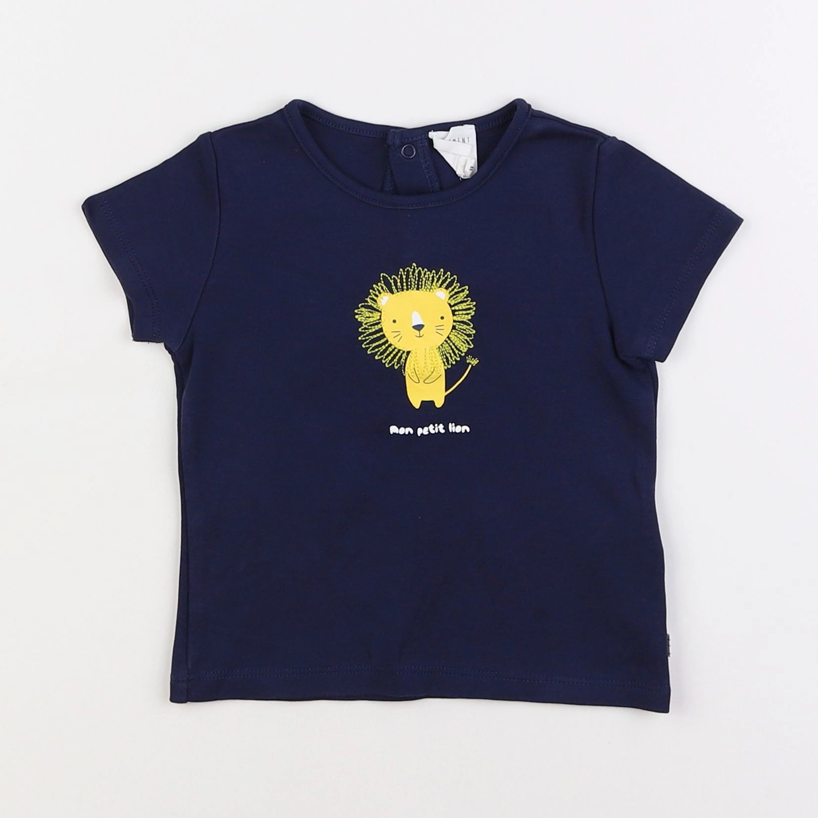 Carrément Beau - tee-shirt bleu - 2 ans