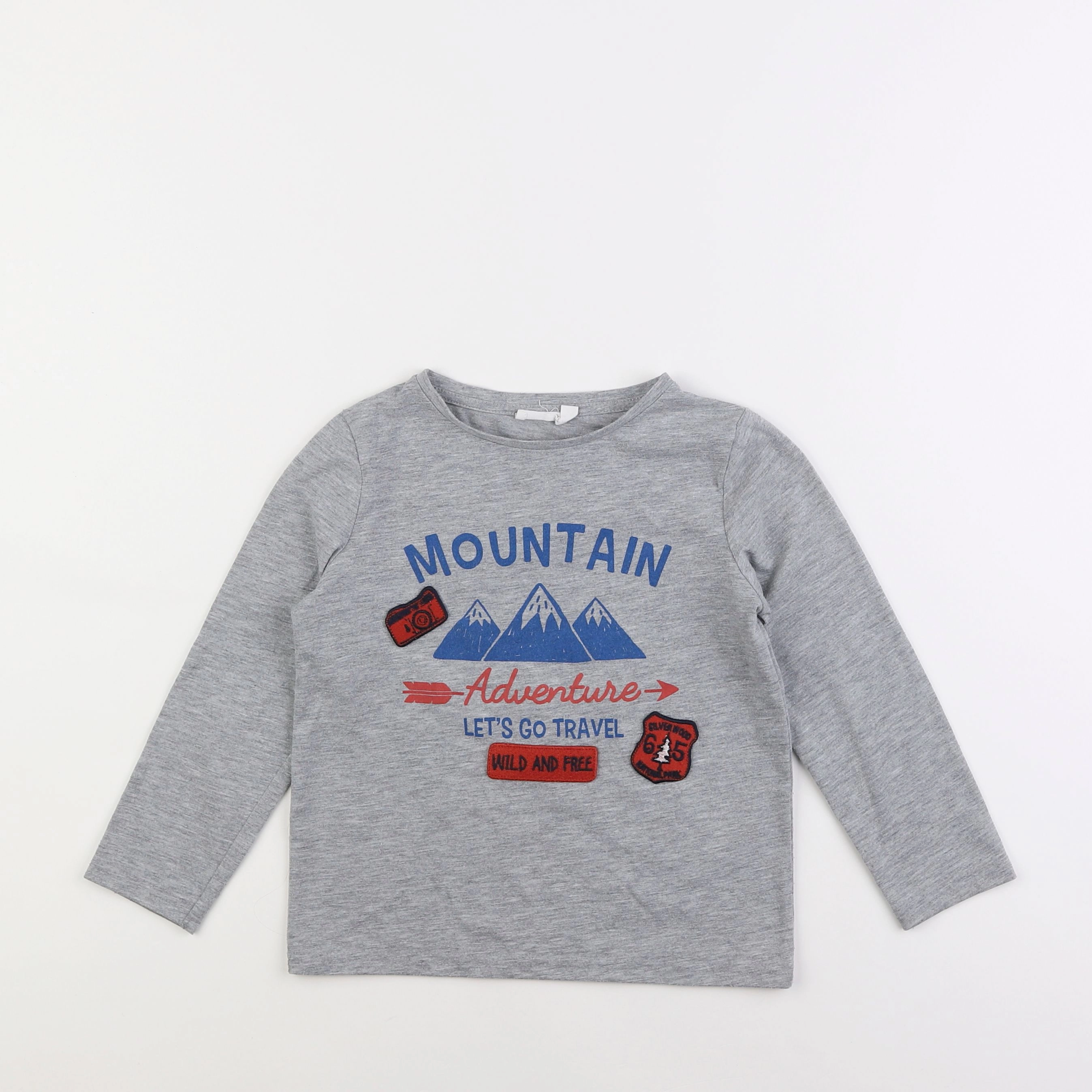 Storytelling - tee-shirt gris - 5 ans