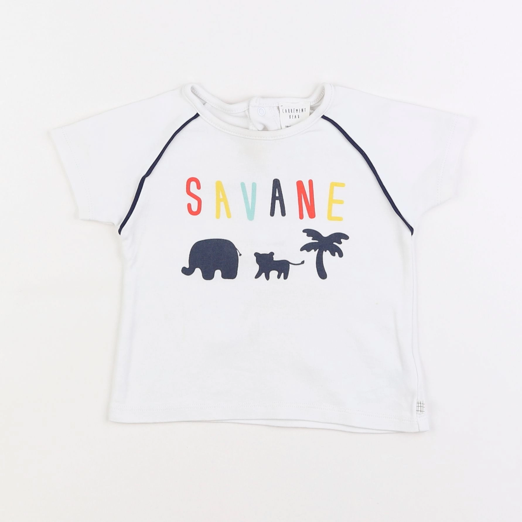 Carrément Beau - tee-shirt blanc - 2 ans