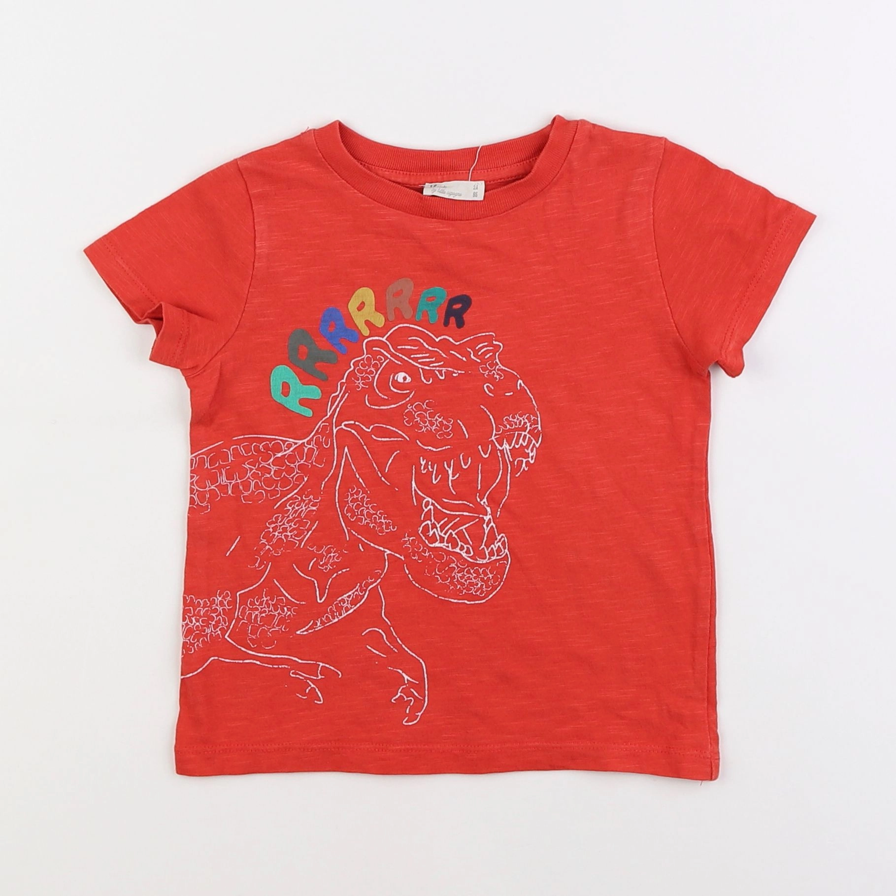 Little Cigogne - tee-shirt rouge - 2 ans