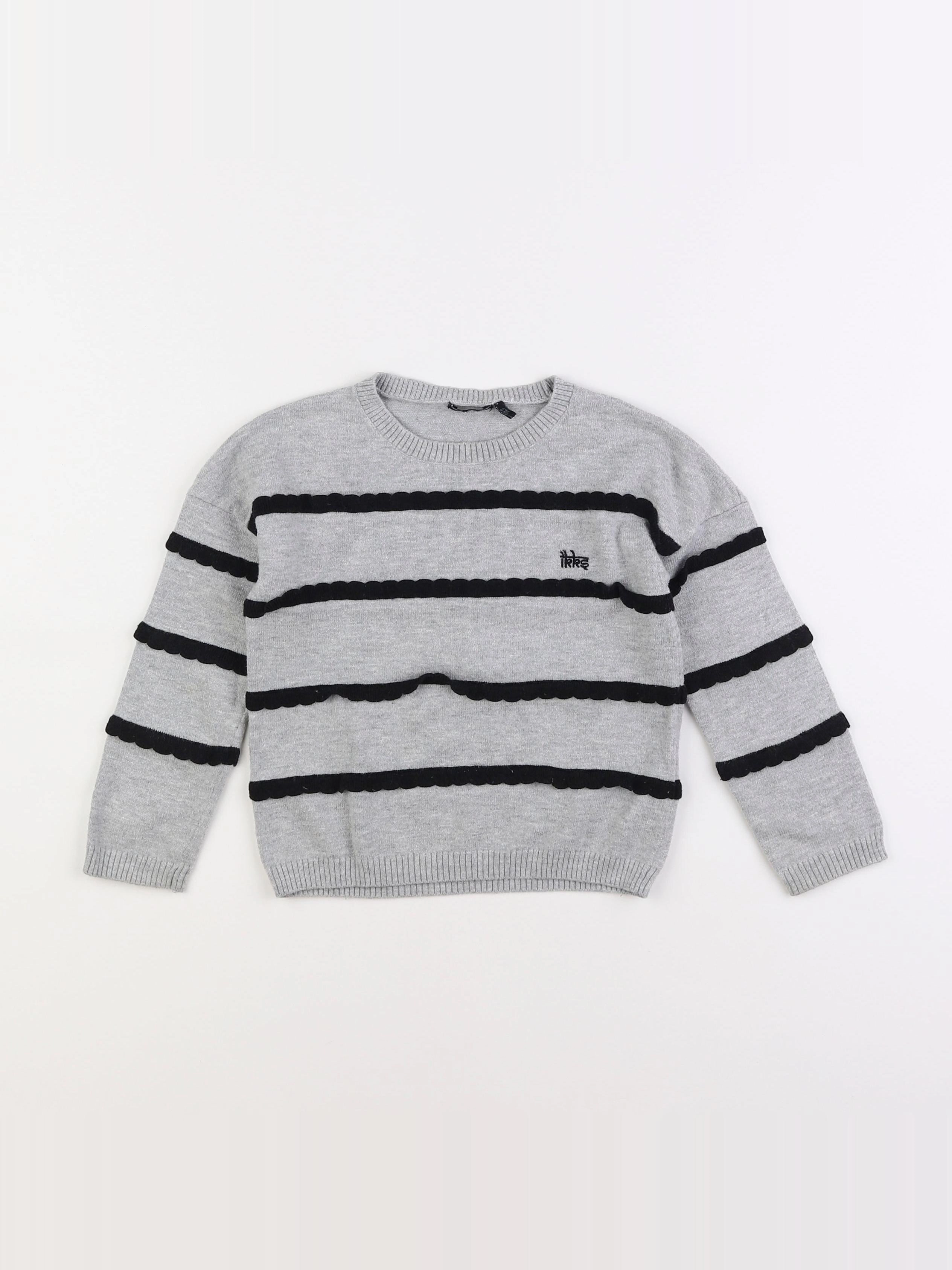 IKKS - pull gris - 4 ans