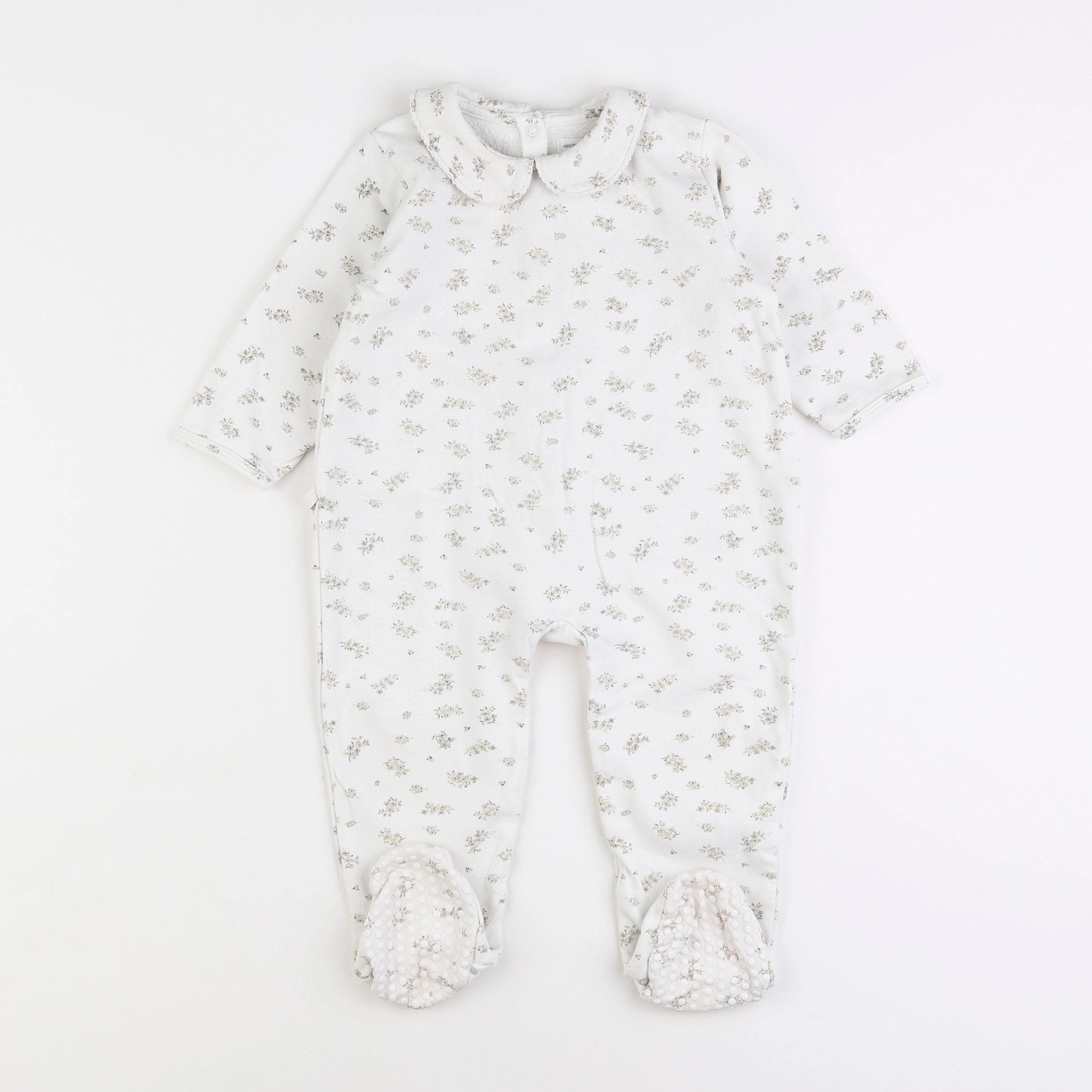 Vertbaudet - pyjama coton blanc - 2 ans