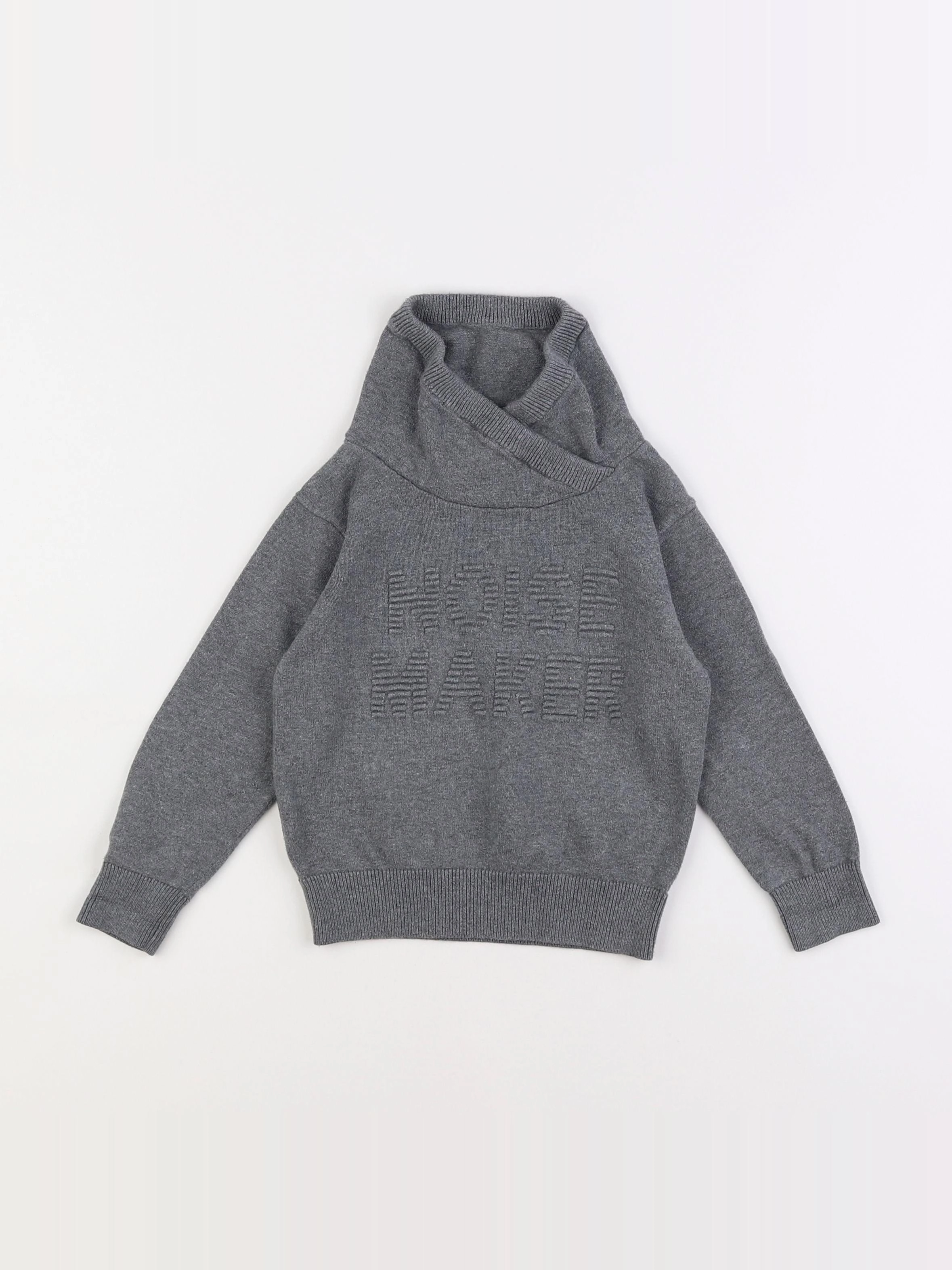 Tape à l'oeil - pull gris - 3 ans