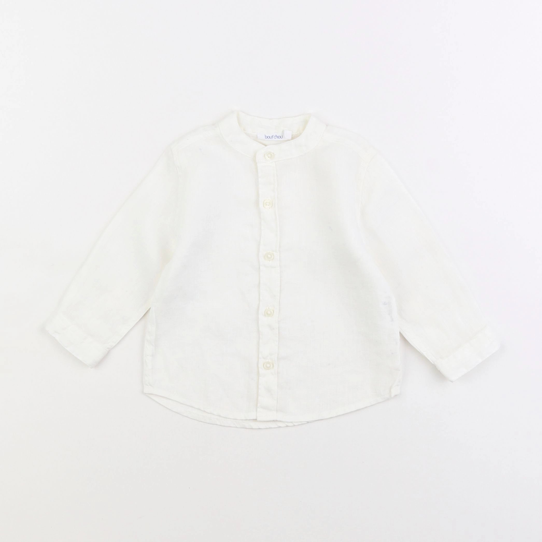 Boutchou - chemise blanc - 6 mois