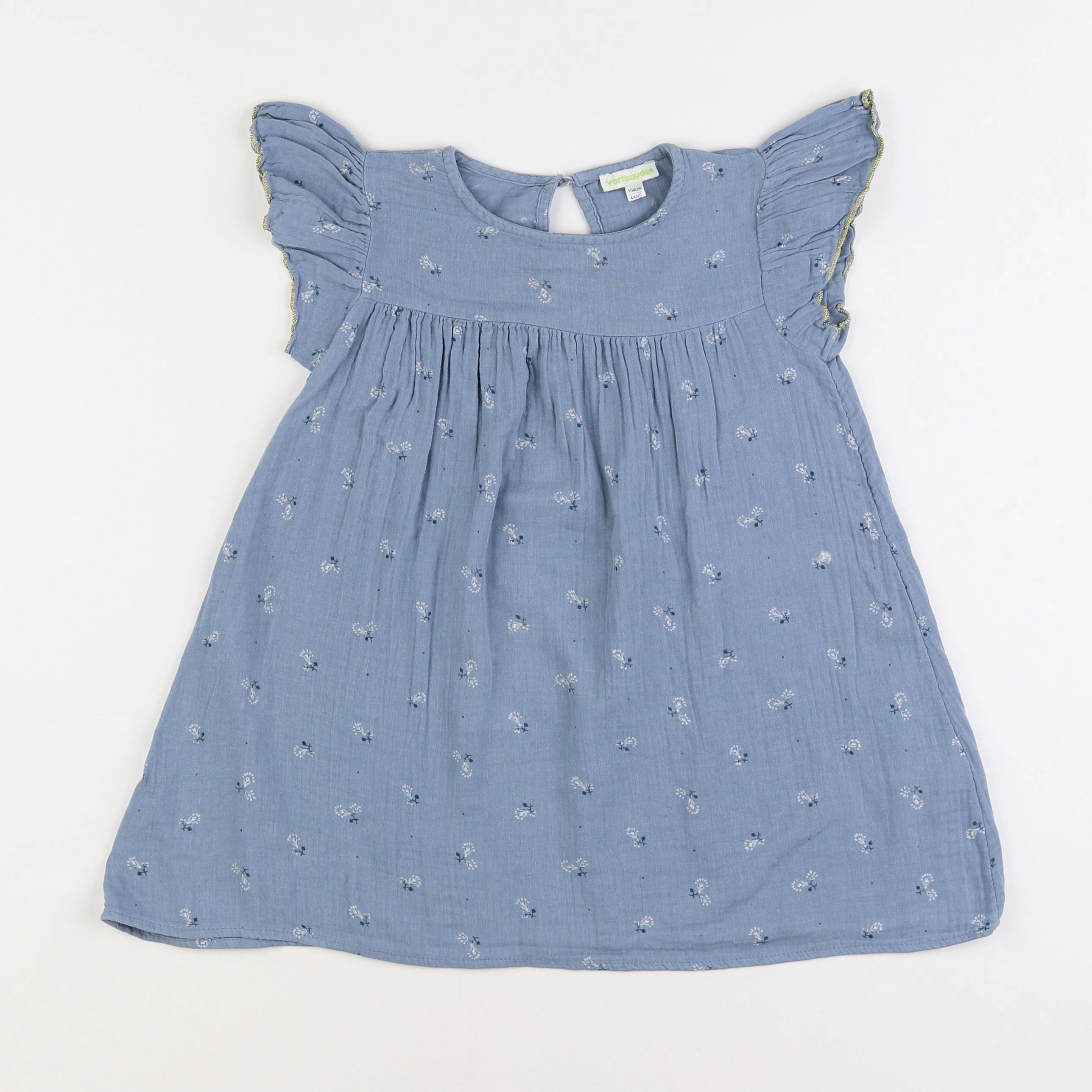 Vertbaudet - robe bleu - 4 ans