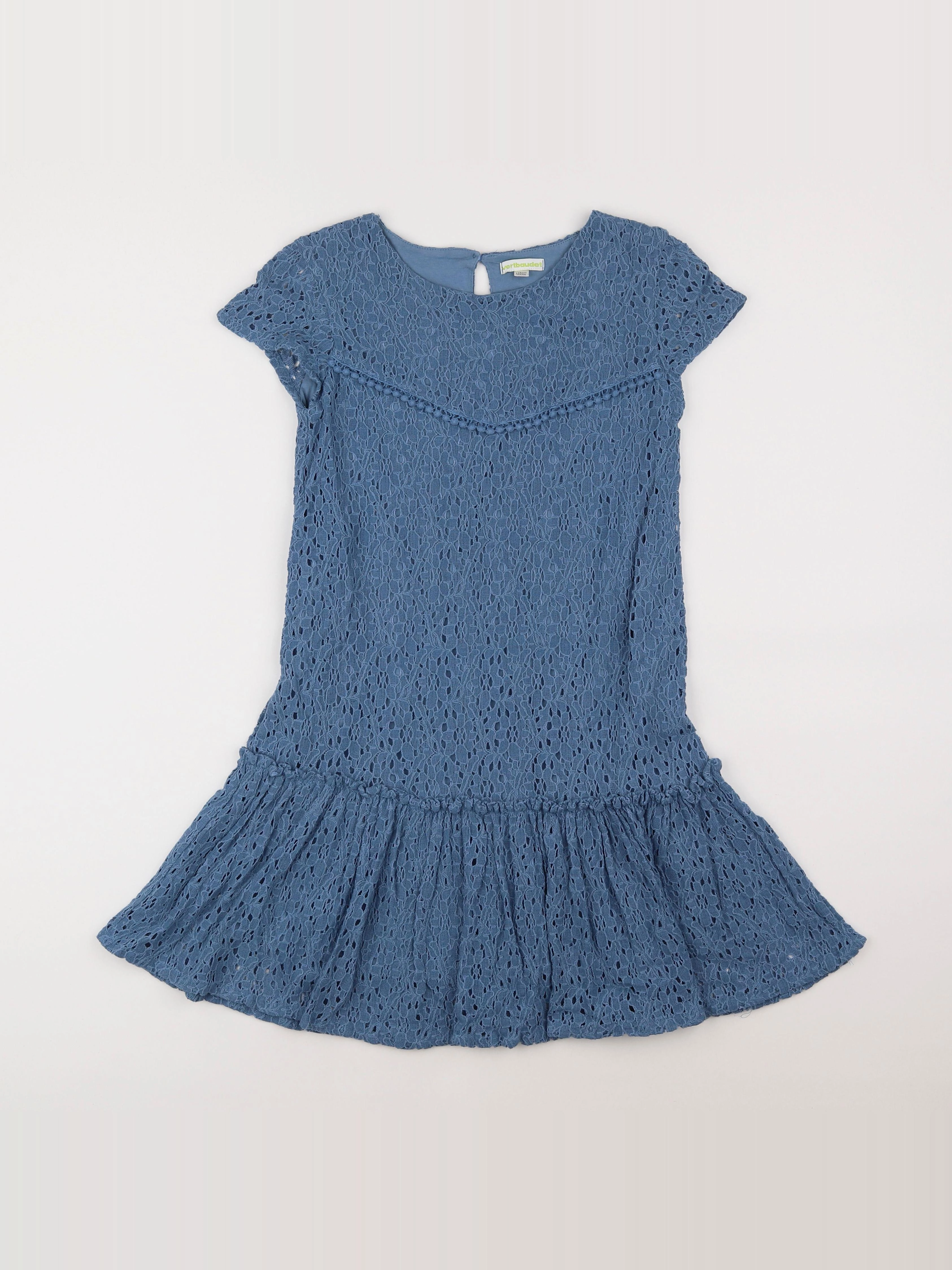 Vertbaudet - robe bleu - 10 ans