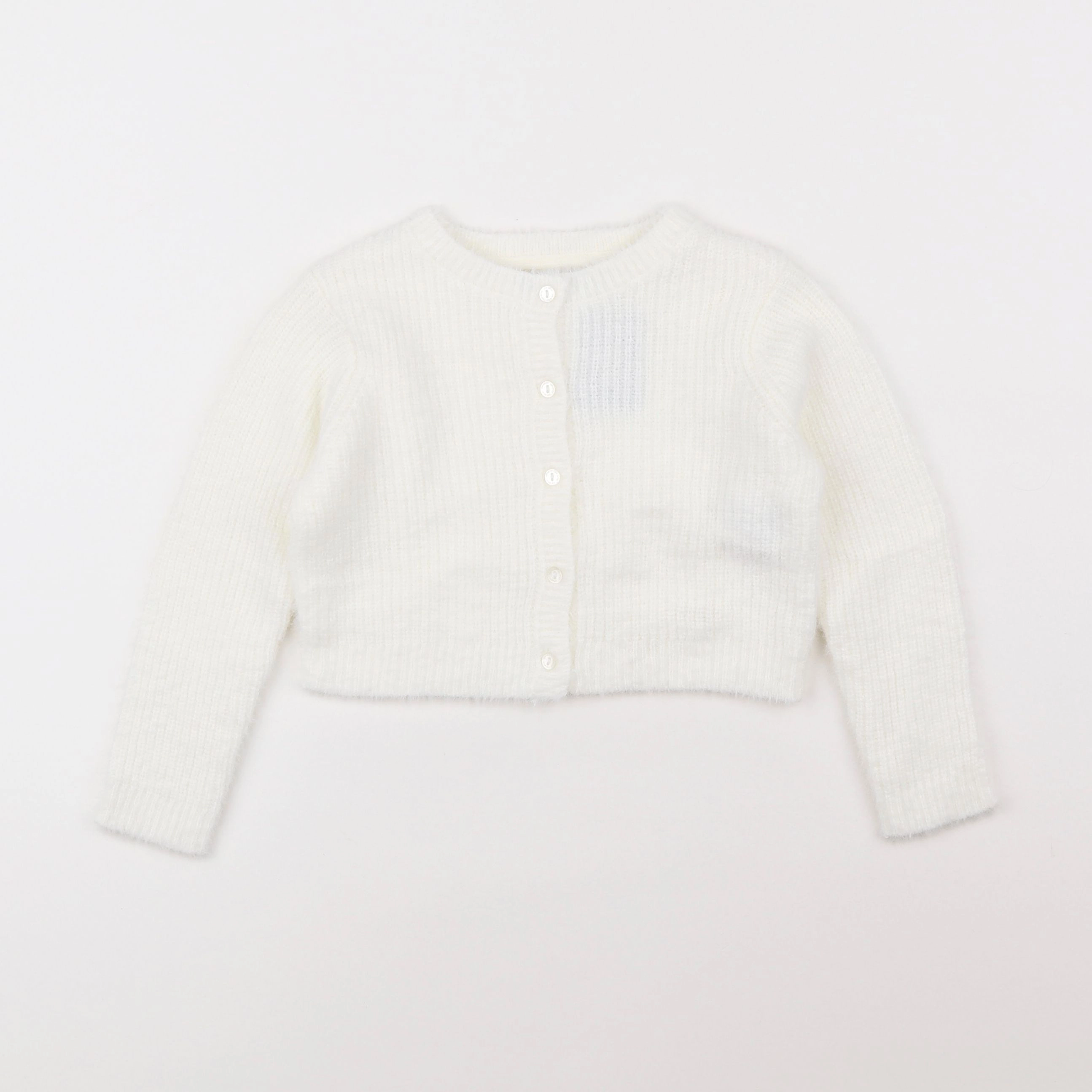 Okaidi - gilet blanc - 3 ans