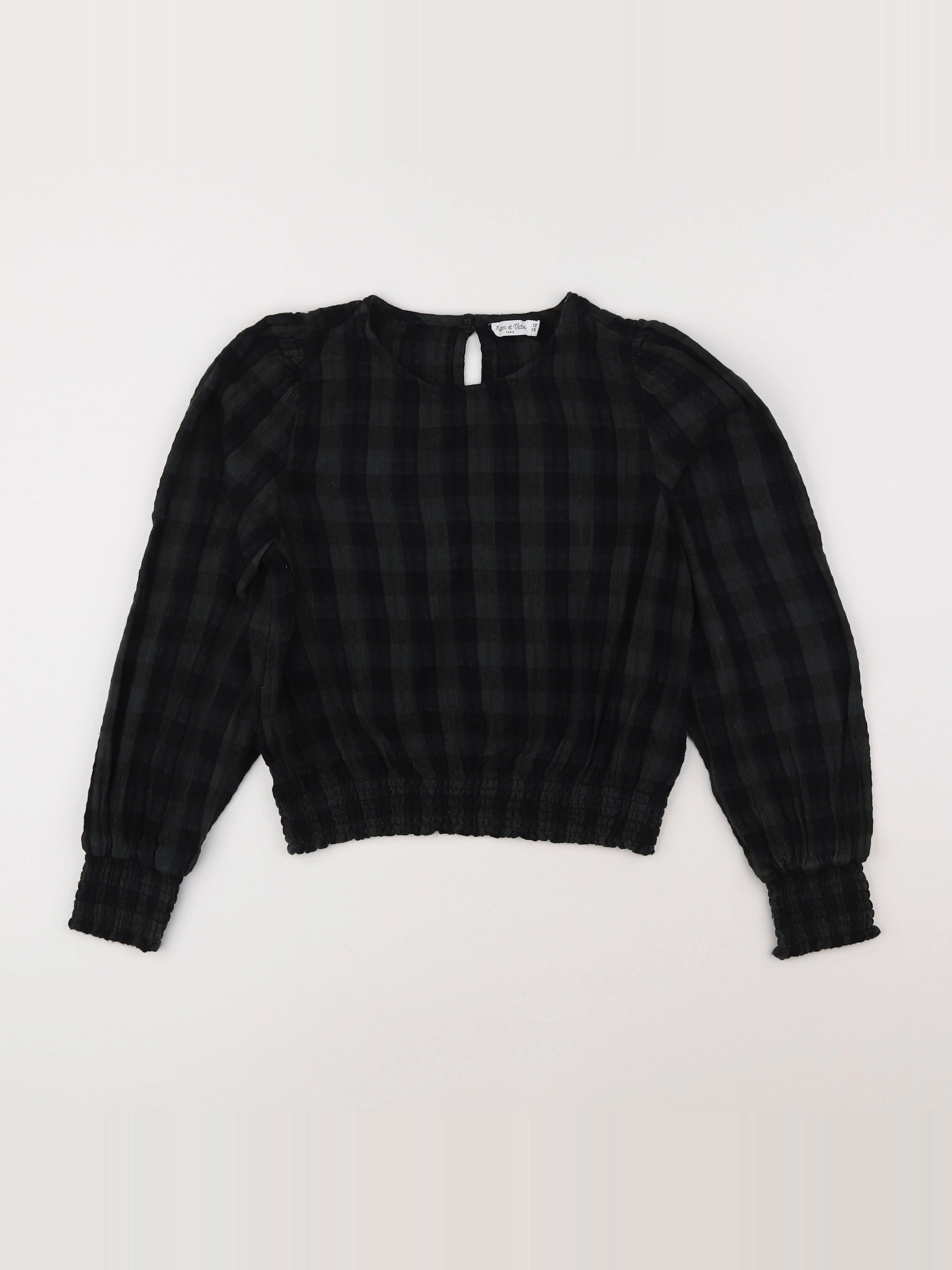 Eden & Victor - blouse gris - 12 ans
