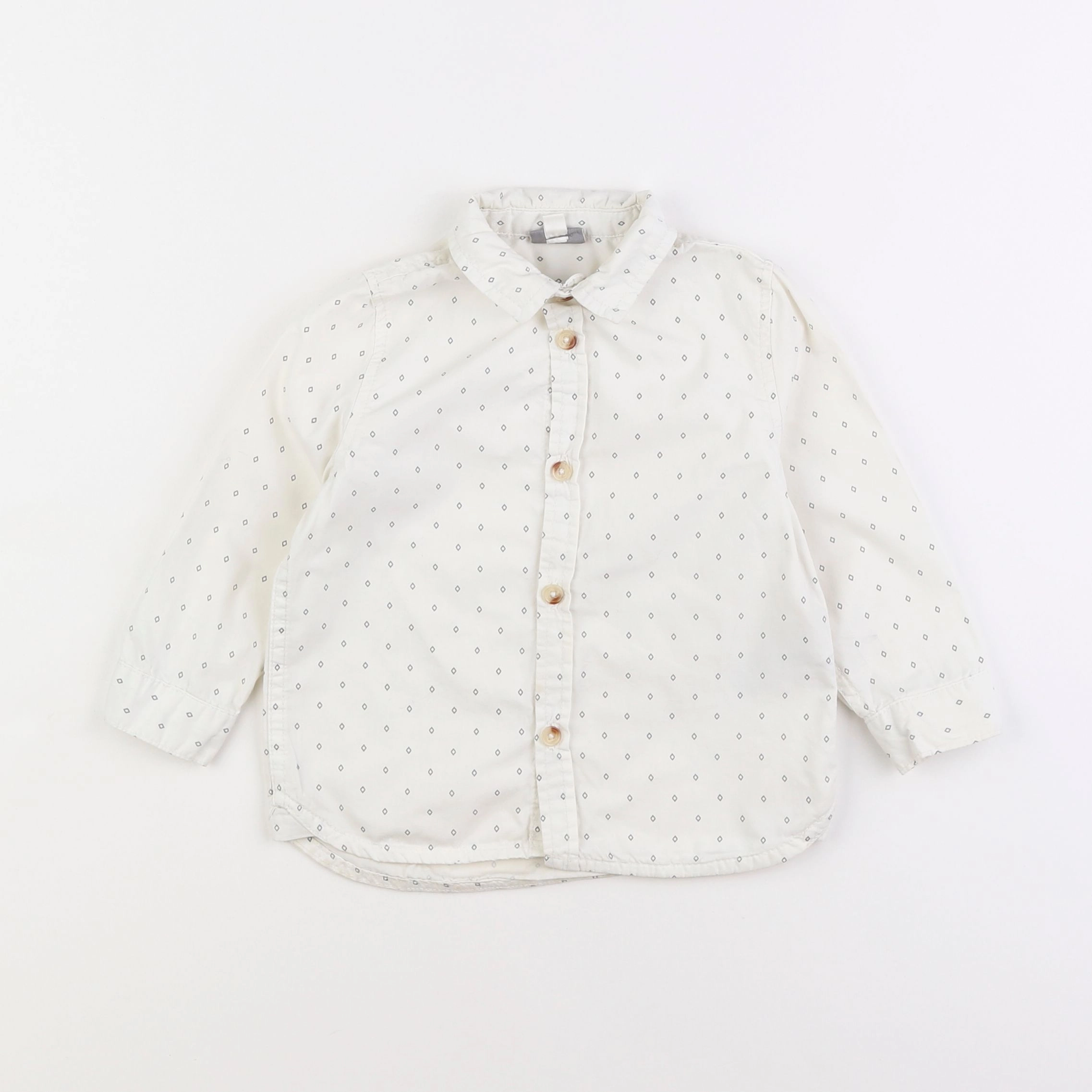 Vertbaudet - chemise blanc - 3 ans