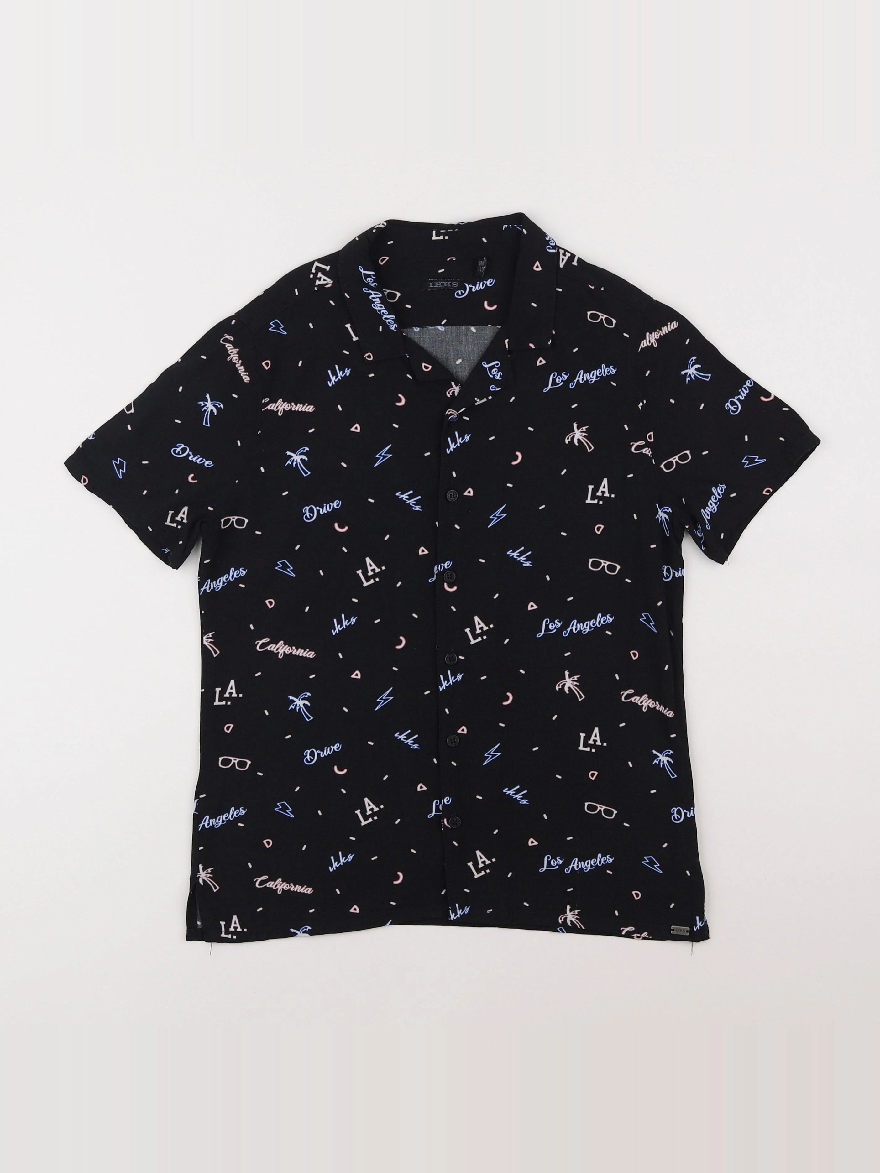 IKKS - chemise noir - 10 ans