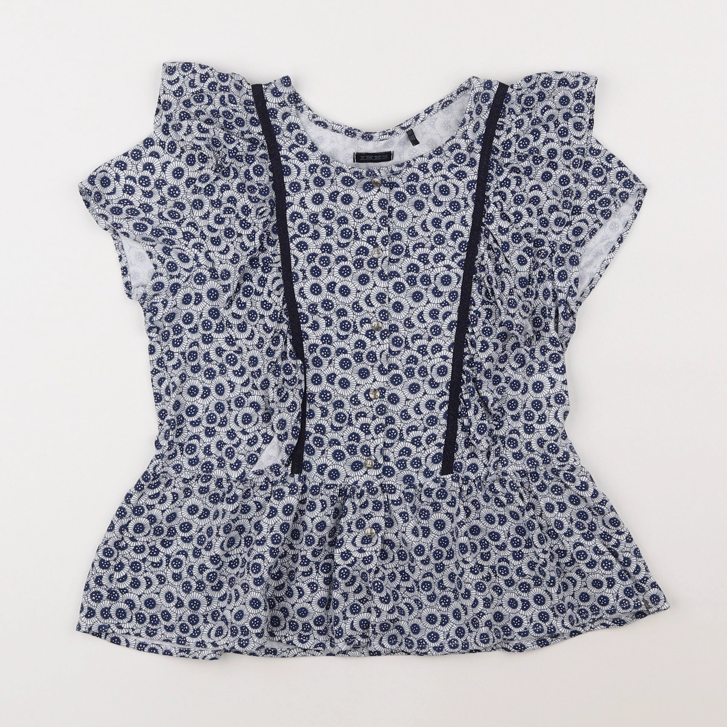 IKKS - blouse bleu - 10 ans