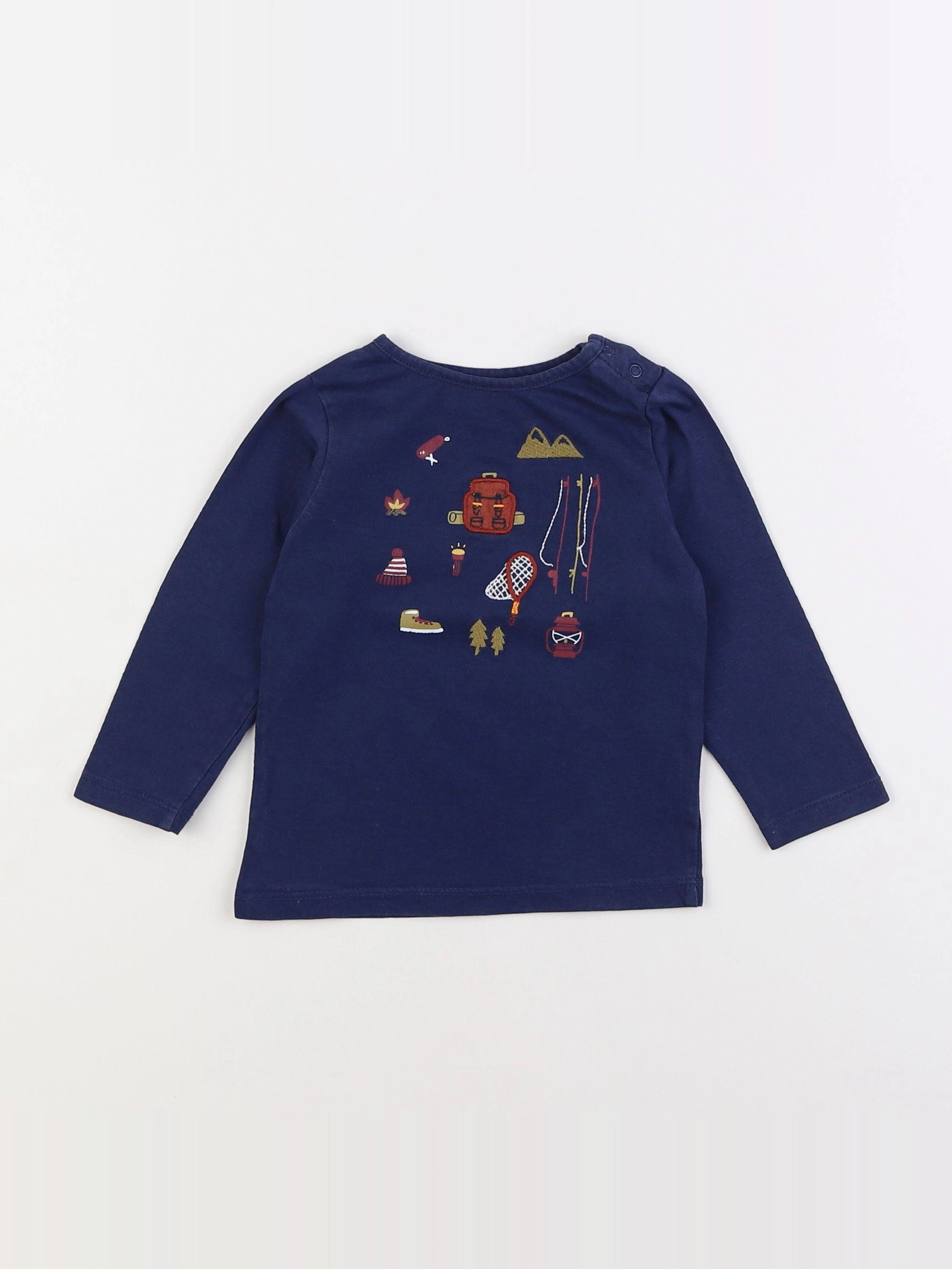 Cadet Rousselle - tee-shirt bleu - 18 mois