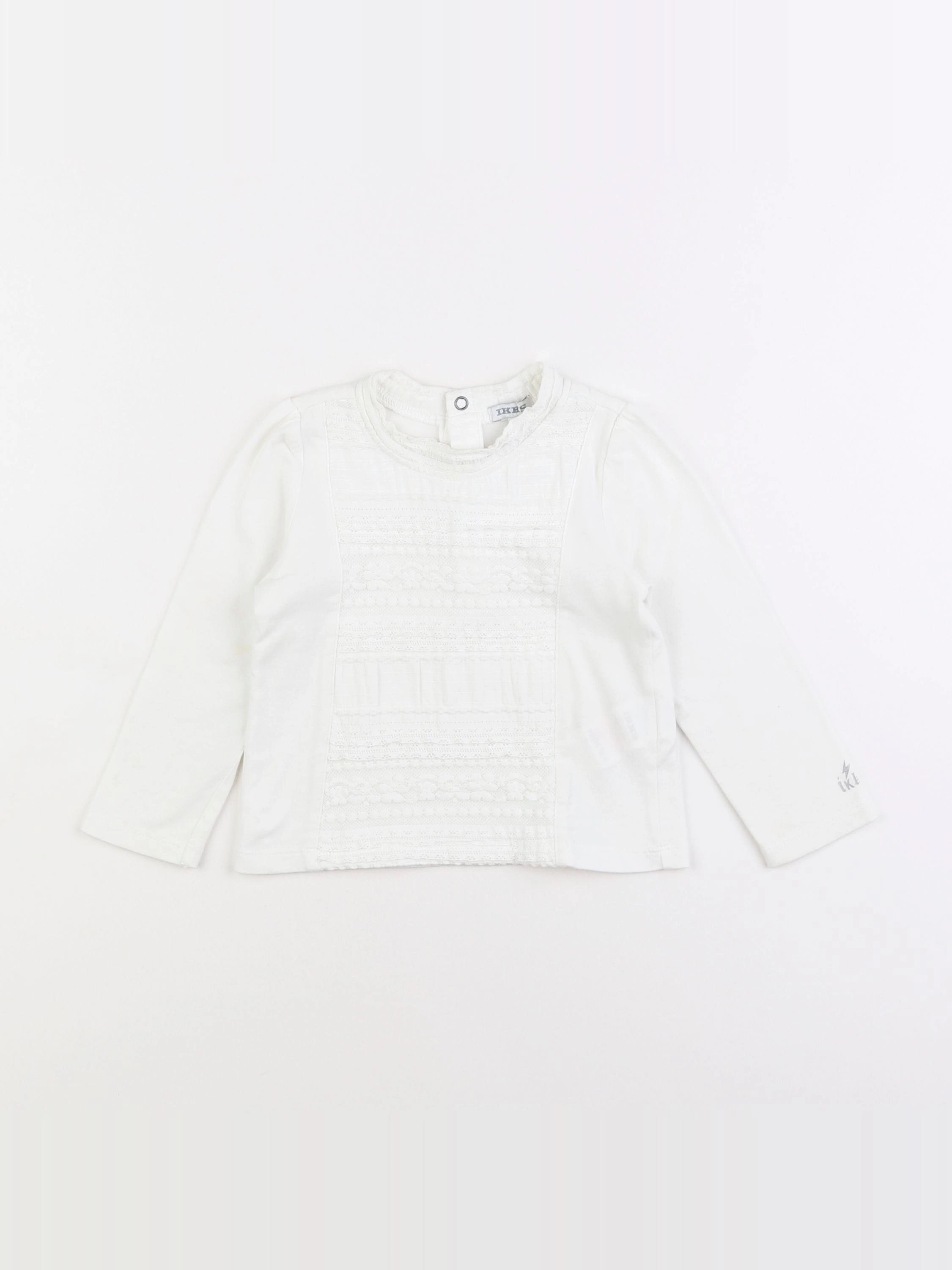 IKKS - tee-shirt blanc - 18 mois