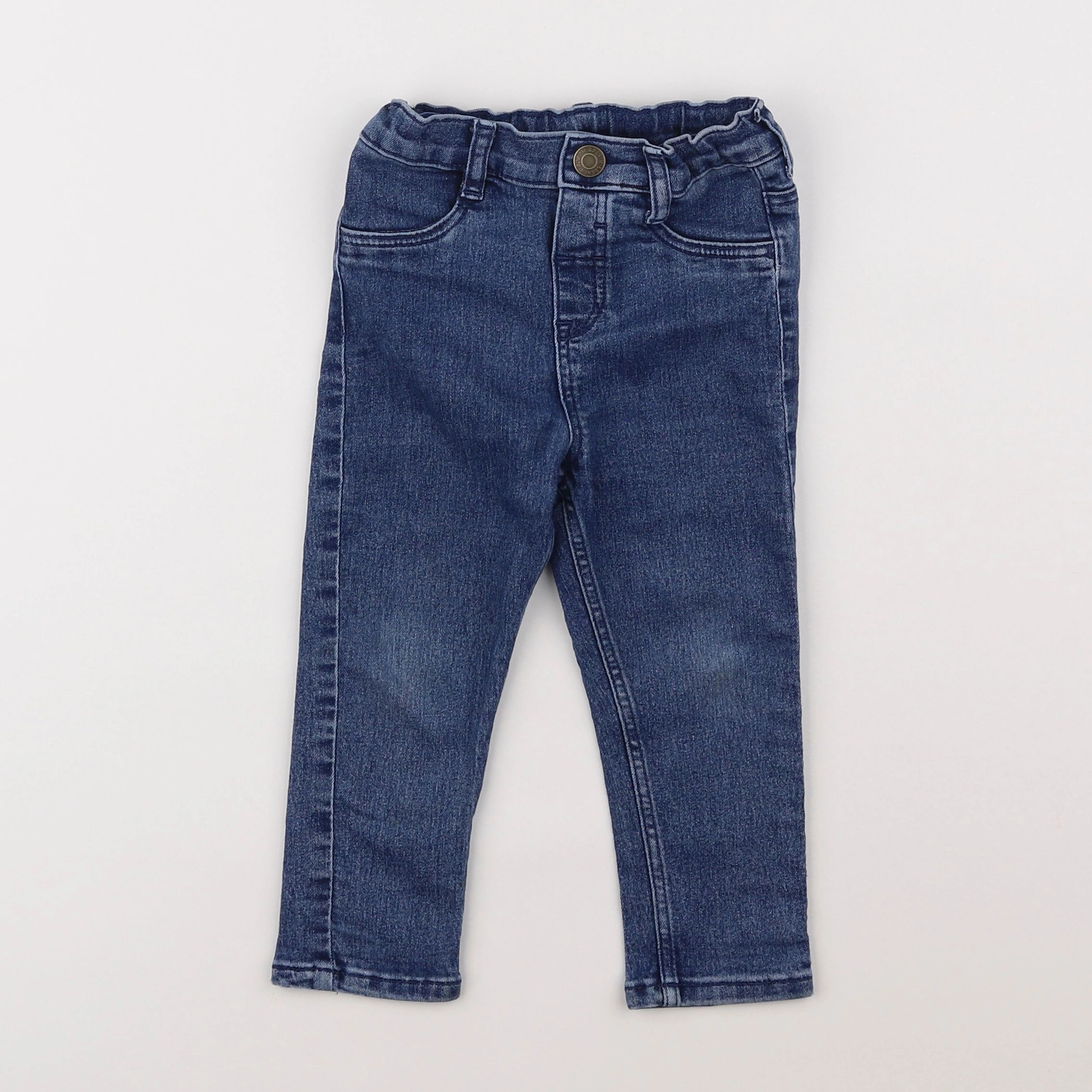 H&M - jean bleu - 12/18 mois