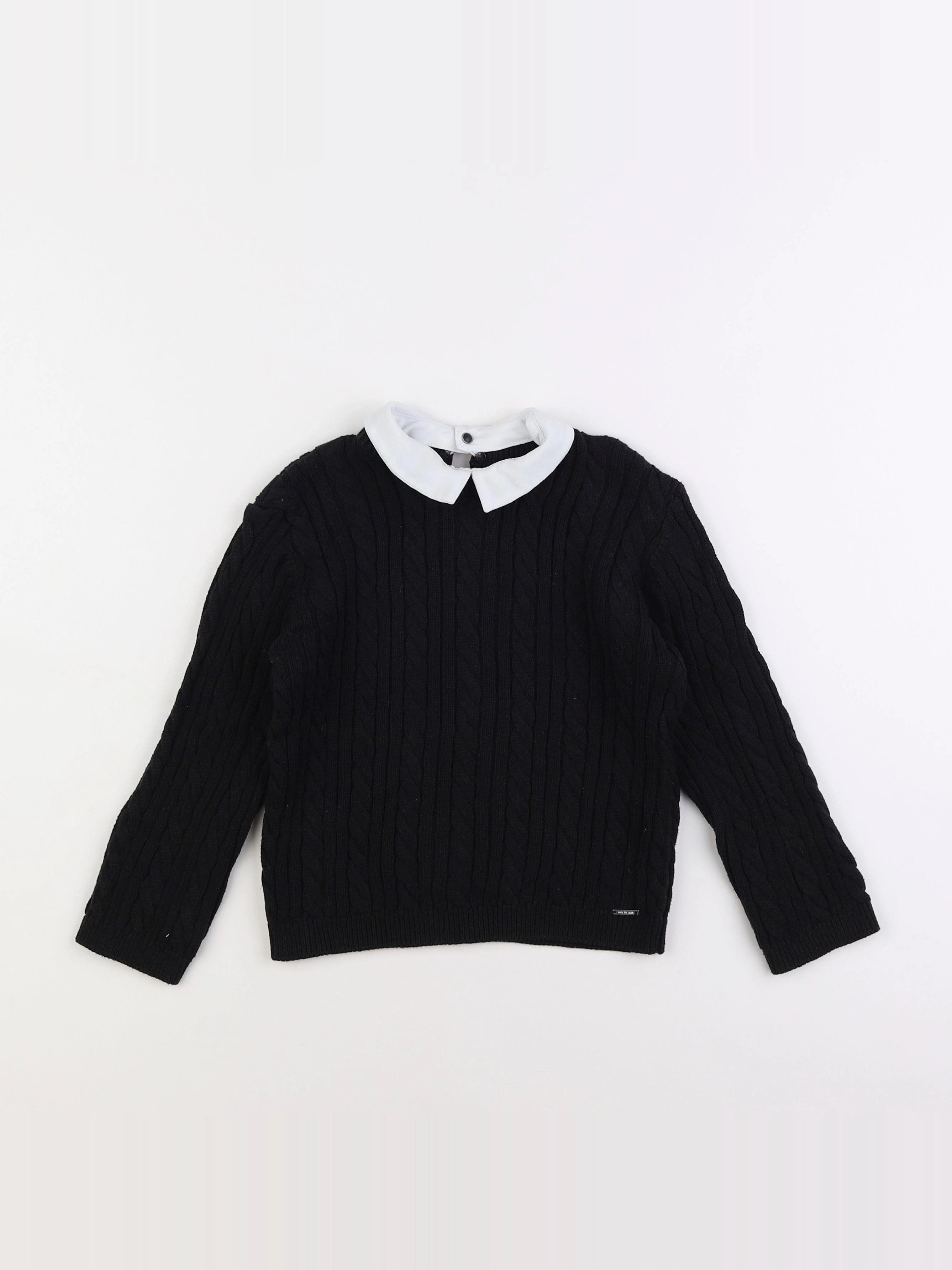 IKKS - pull noir - 10 ans