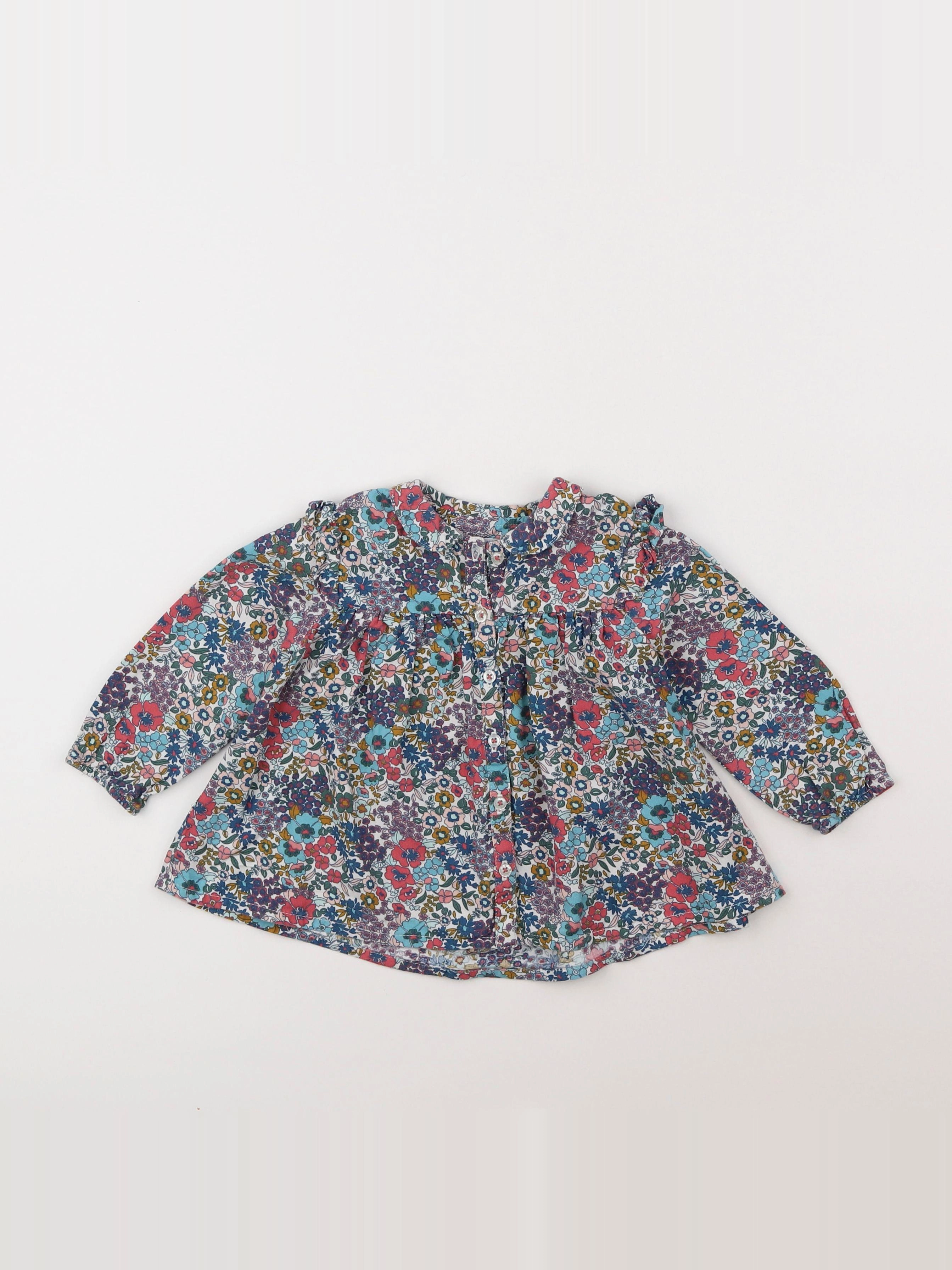Boutchou - blouse multicolore - 18 mois