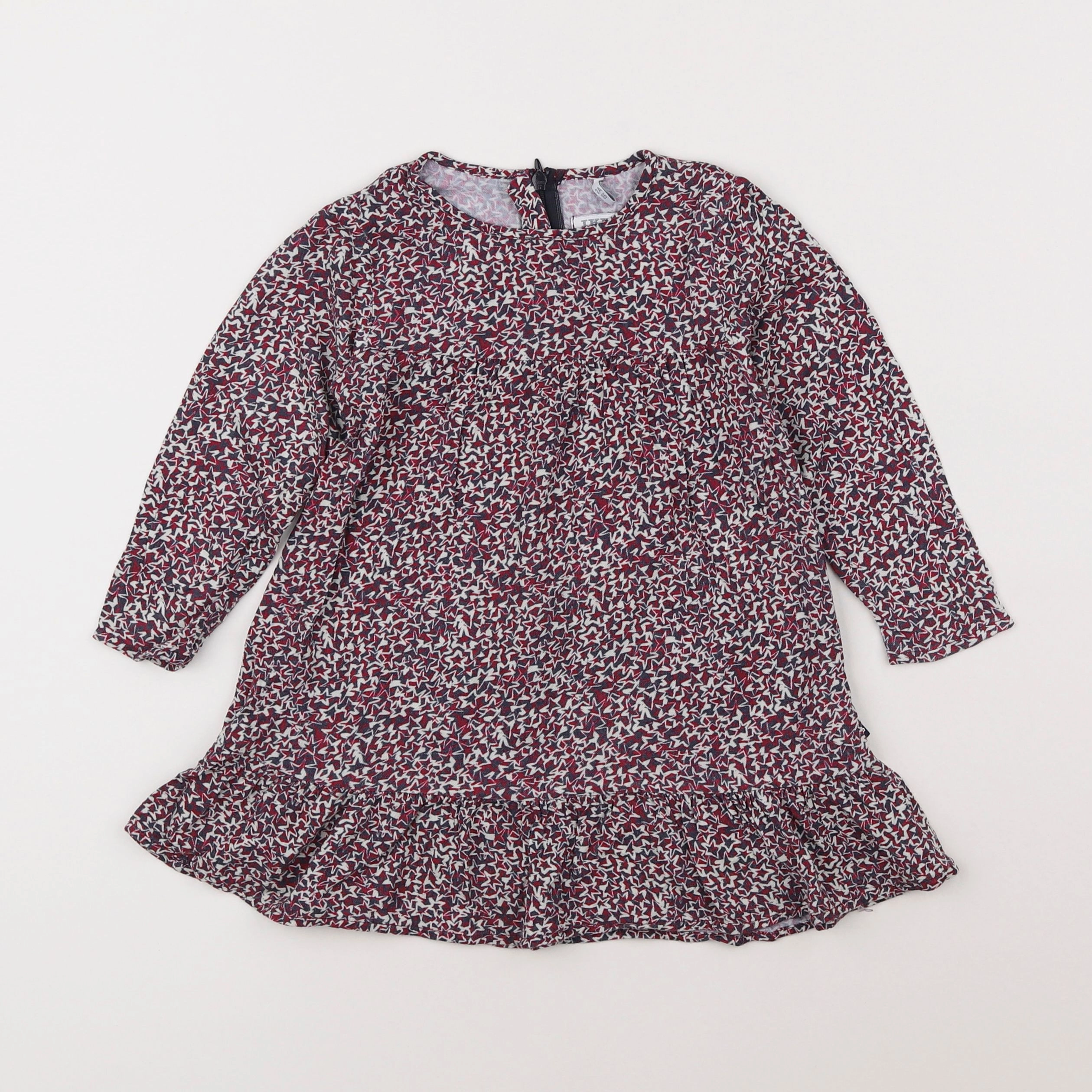 IKKS - robe rouge - 2 ans